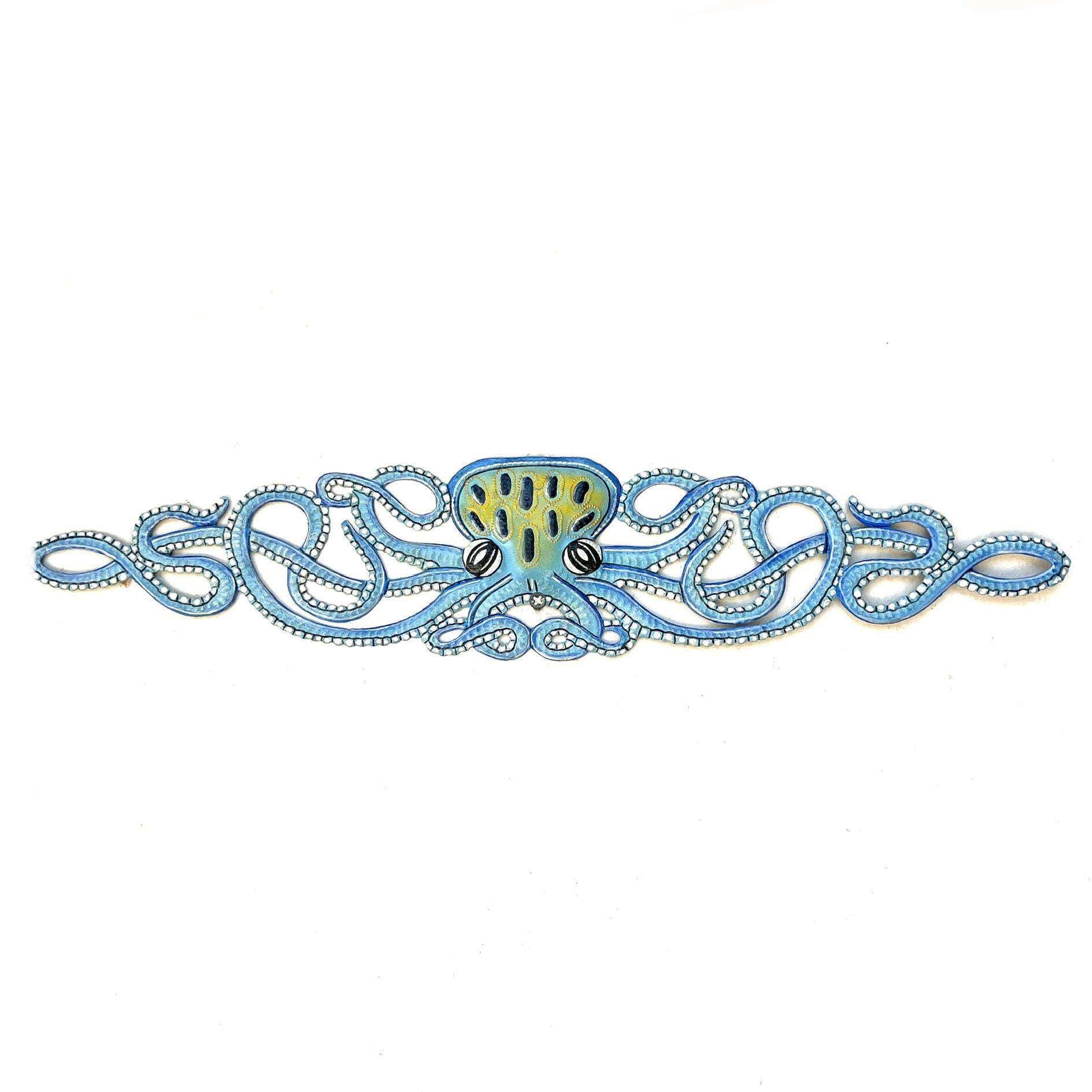 Octopus Door Topper Wall Art- light Blue