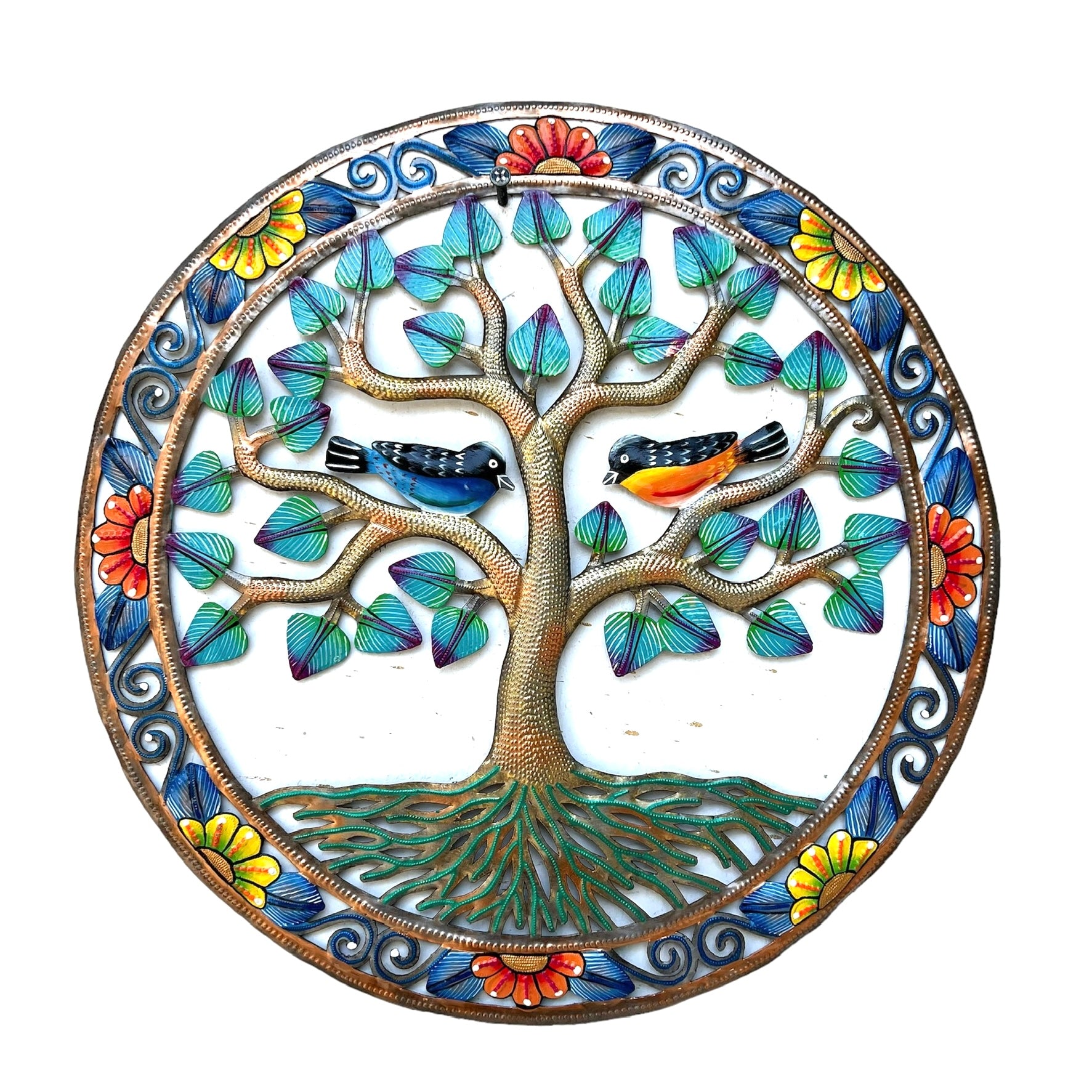 Kensley Round Tree And Birds