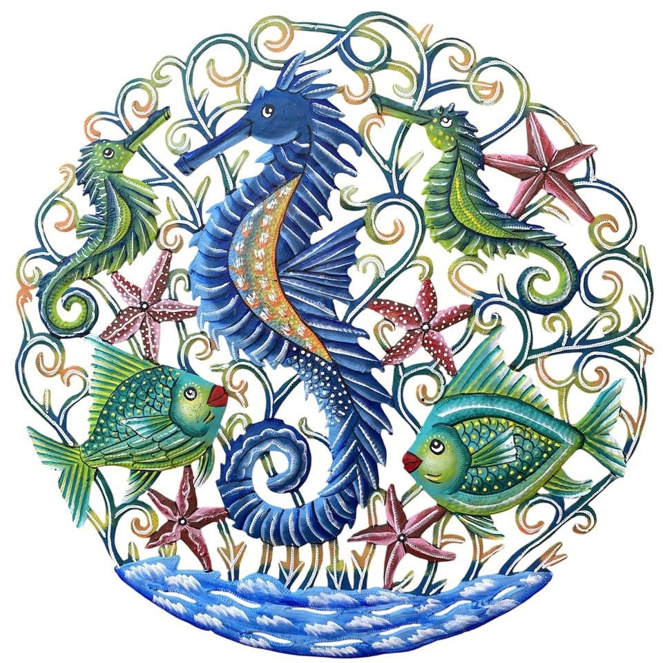 Jumbo Seahorse & Fish