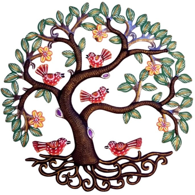 Mouscady- Jumbo Bronze And Green Leaf Tree