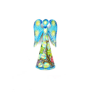 Standing Angel & Flower Plant