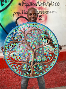 Colbert- Jumbo Round Bronze Flying Bird Tree