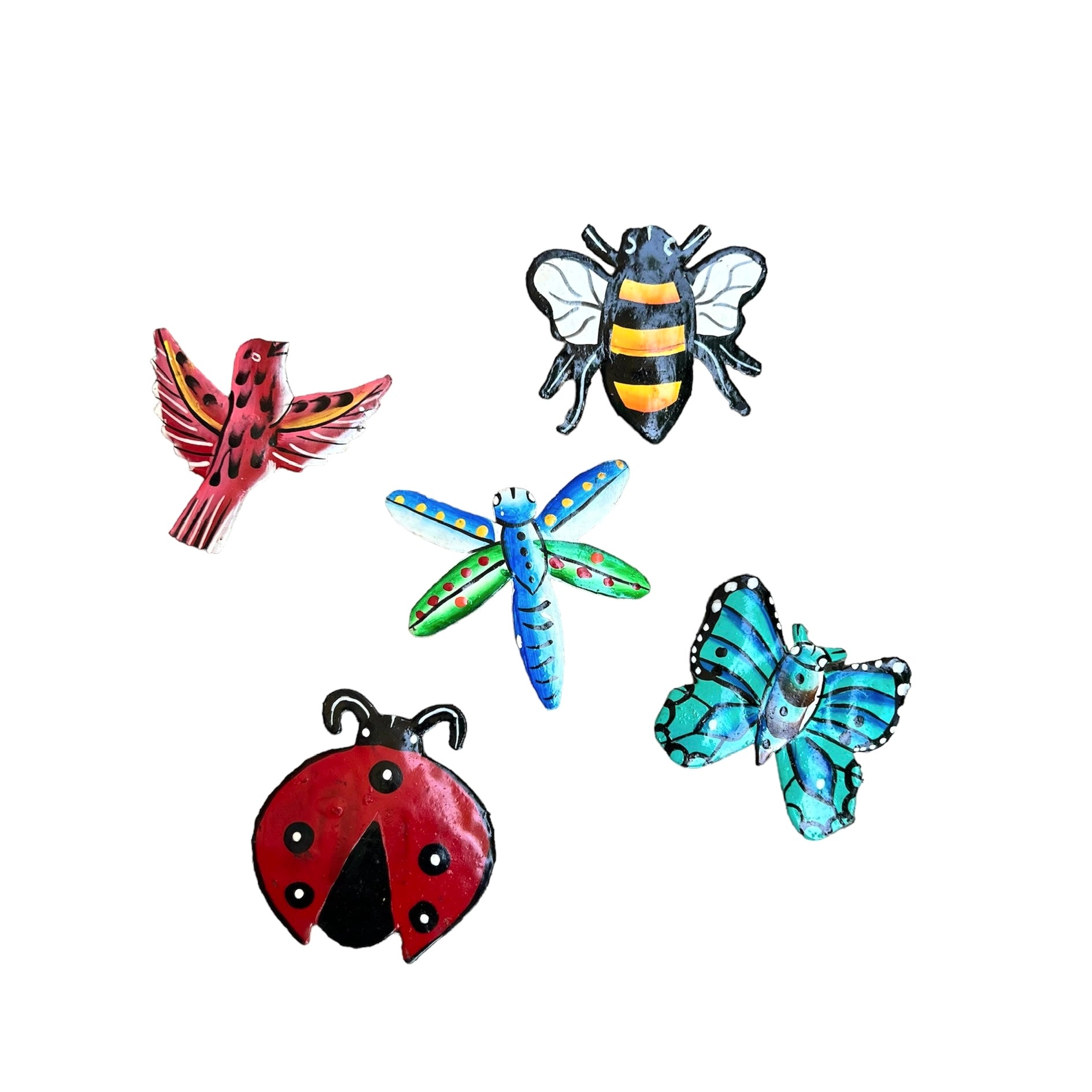 Roodlet- Set Of 5 Color Magnets