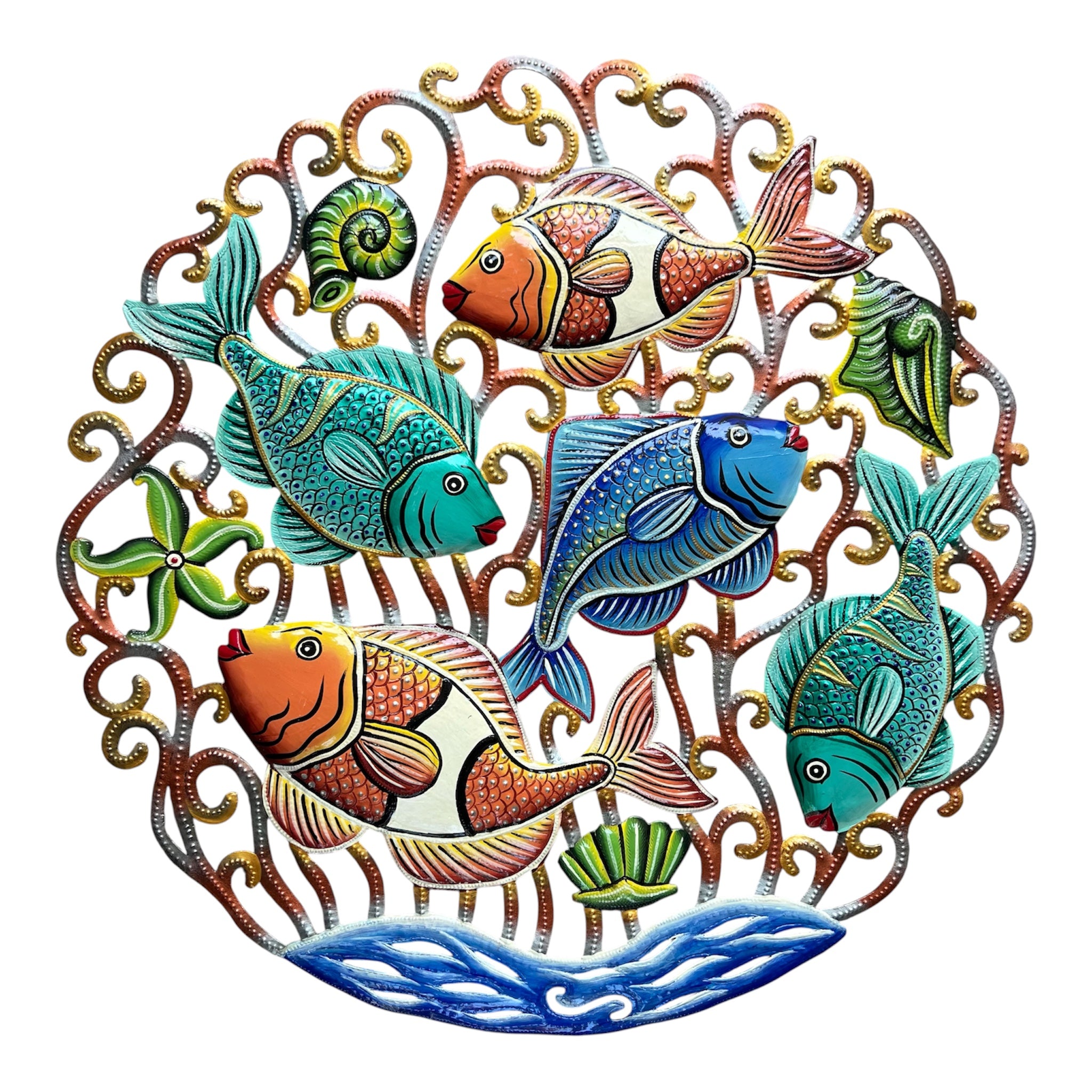 Colbert- Large Colorful Swimming Fish