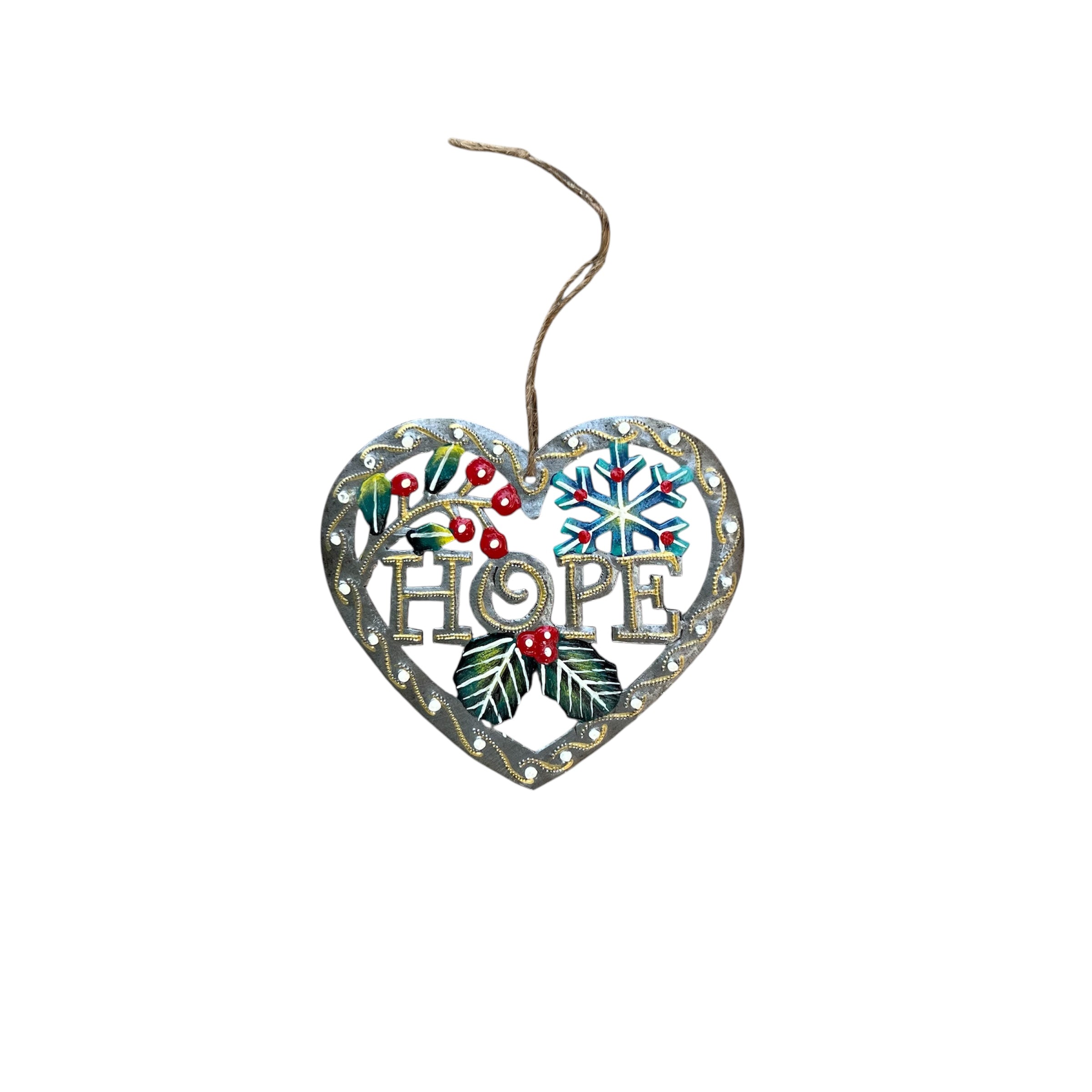 ZACKARIE- Heart Hope Ornament
