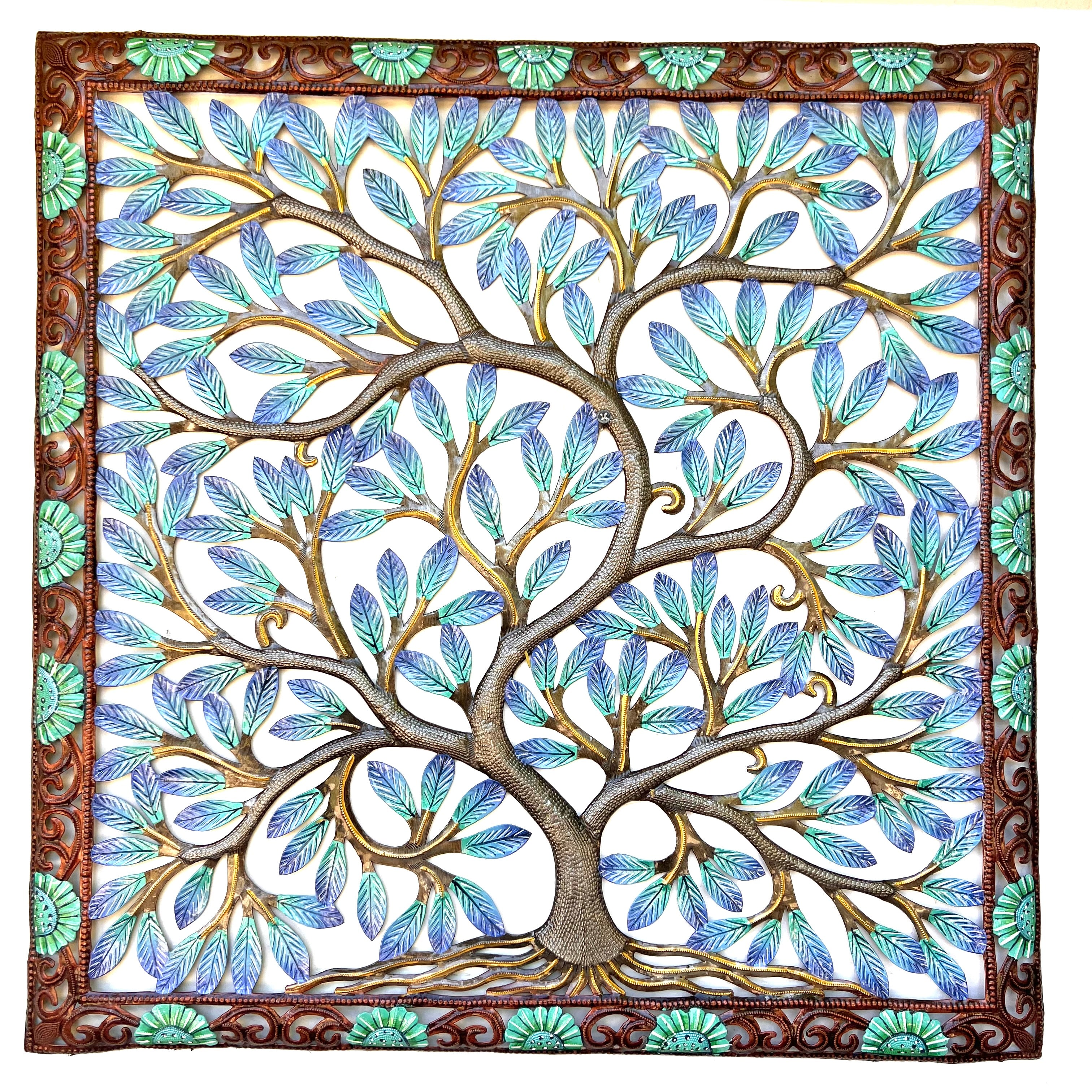 Nesmy- Jumbo Square Bleu Tree (A)