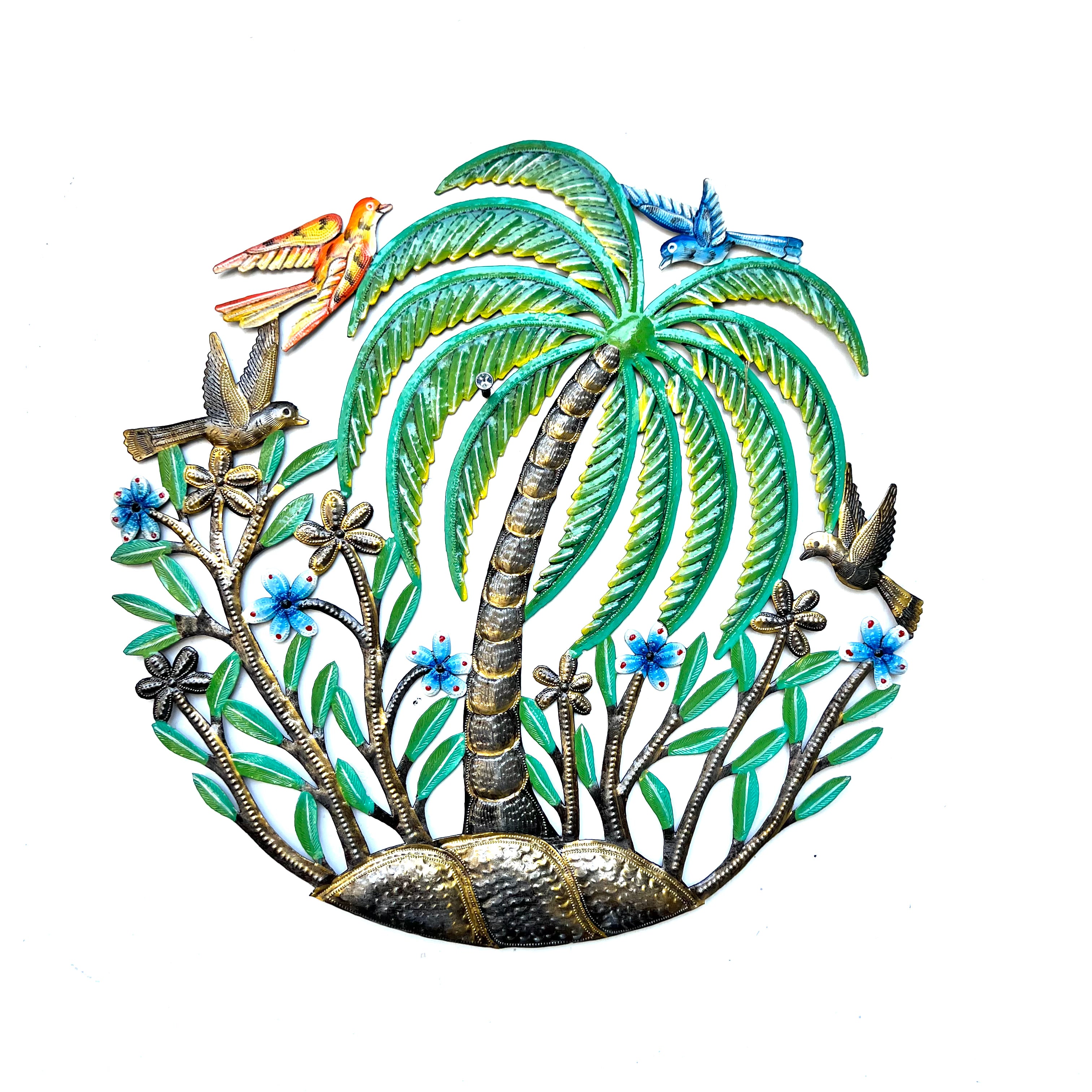 Palm Tree With The Bird