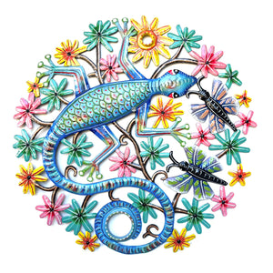 Ceus- Blue Lizard & Flowers