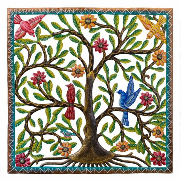 Welkens- Jumbo Square Painted Tree