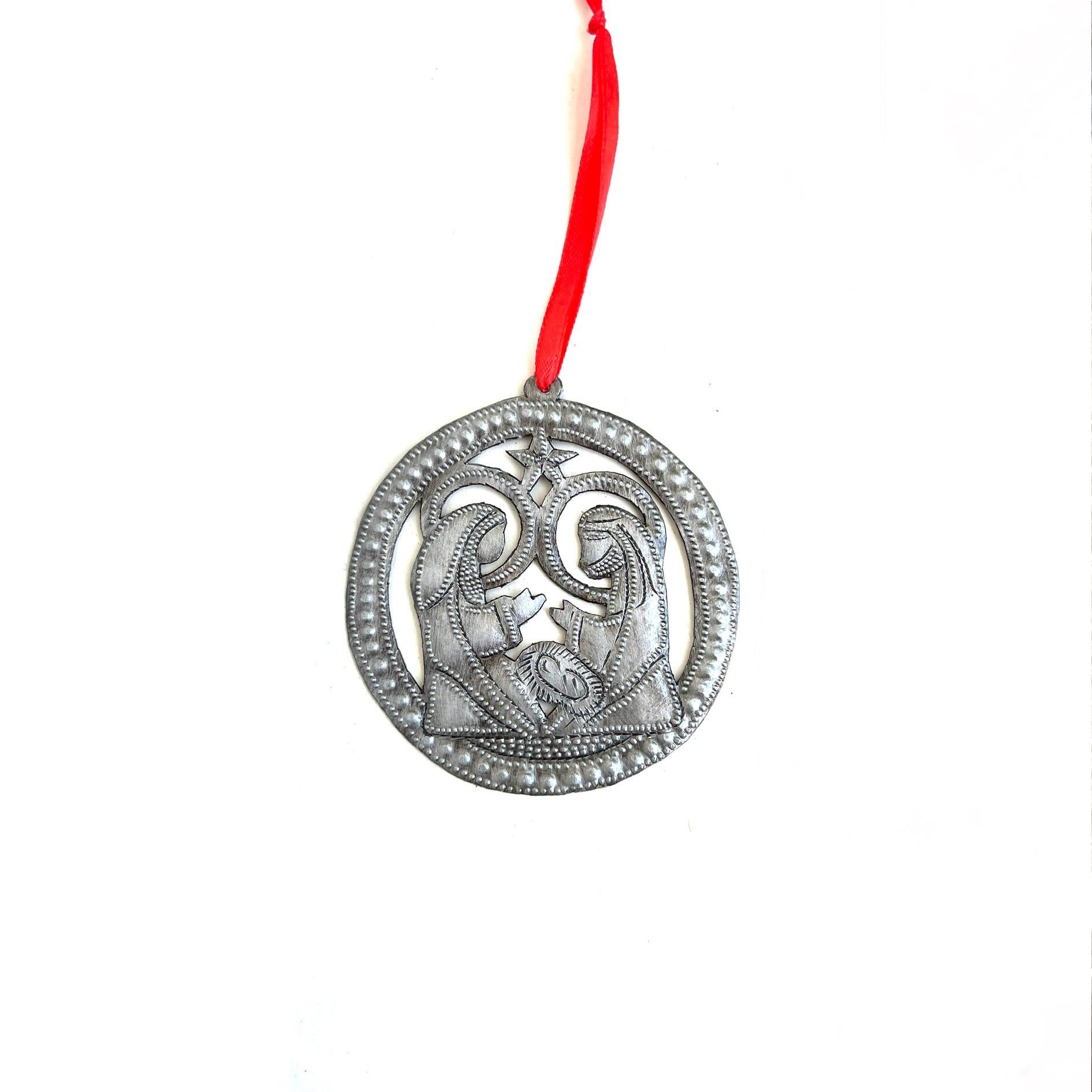 Nesmy- Round Ornament Nativity