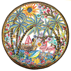 Gauyo Jumbo- Circle Bronze Sea Life