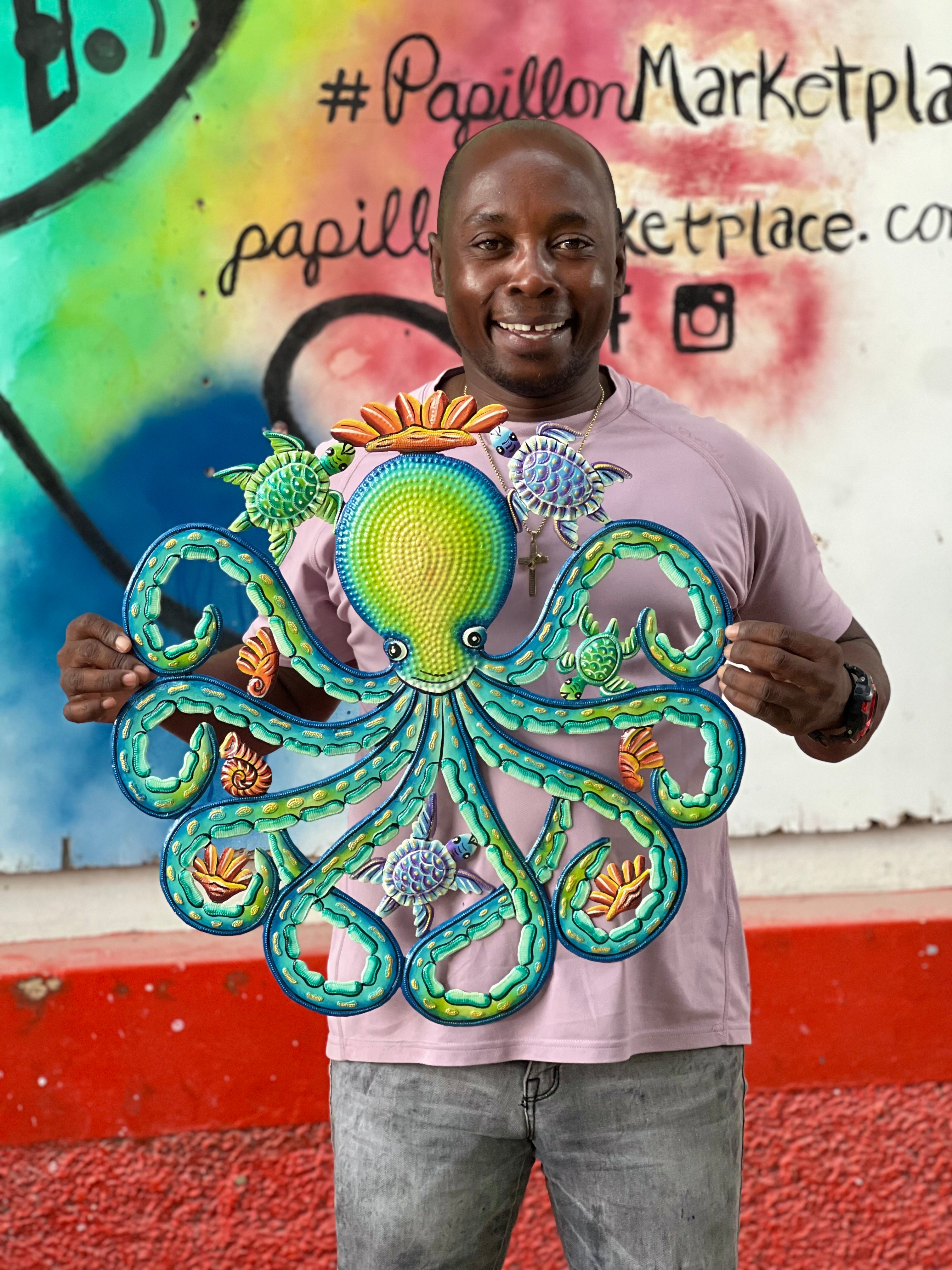 Colbert- Painting Octopus