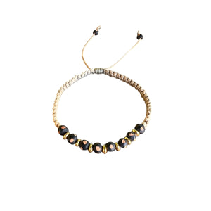 Jameson Macrame Bracelet- Black