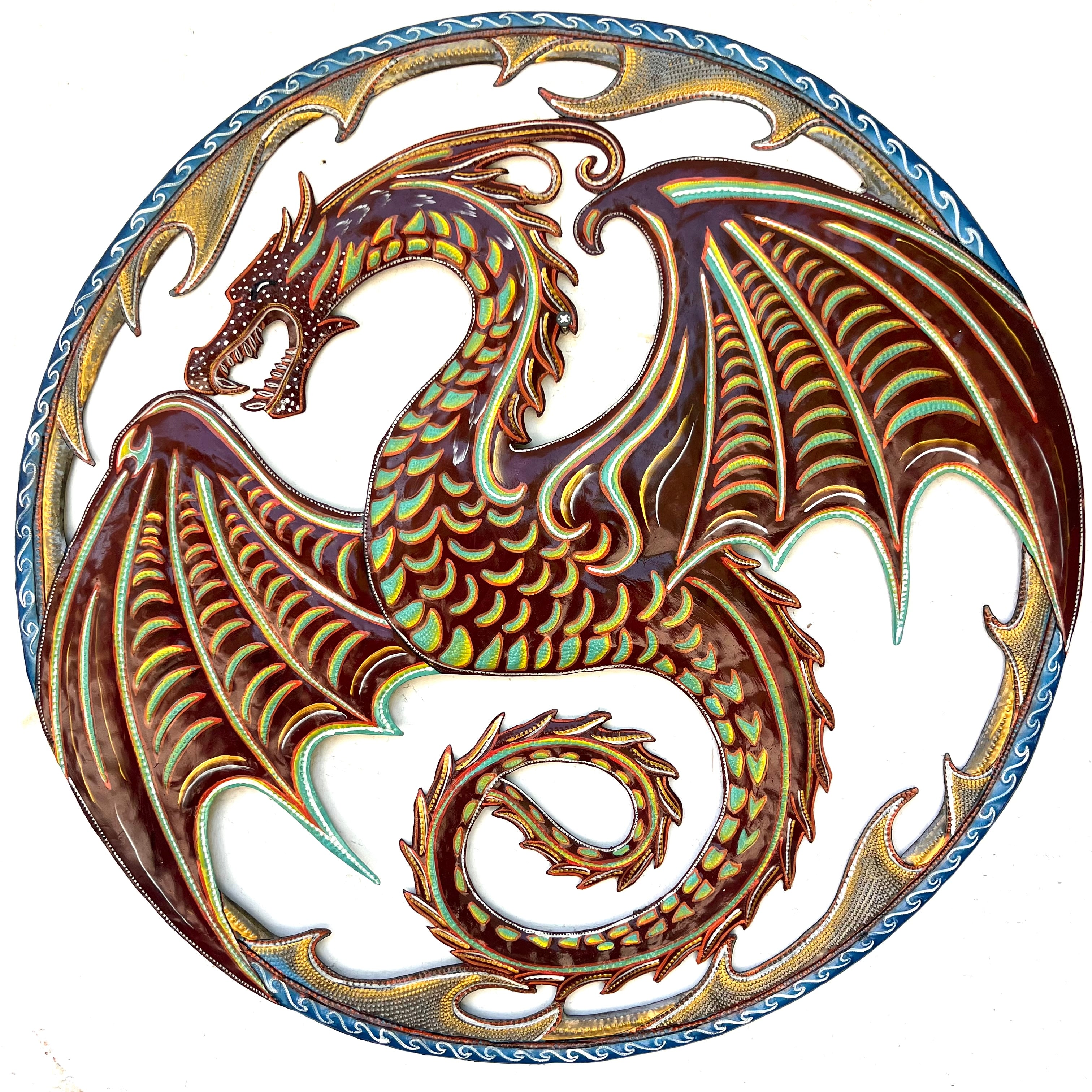Dieudonne- Jumbo Circle Brown Dragon