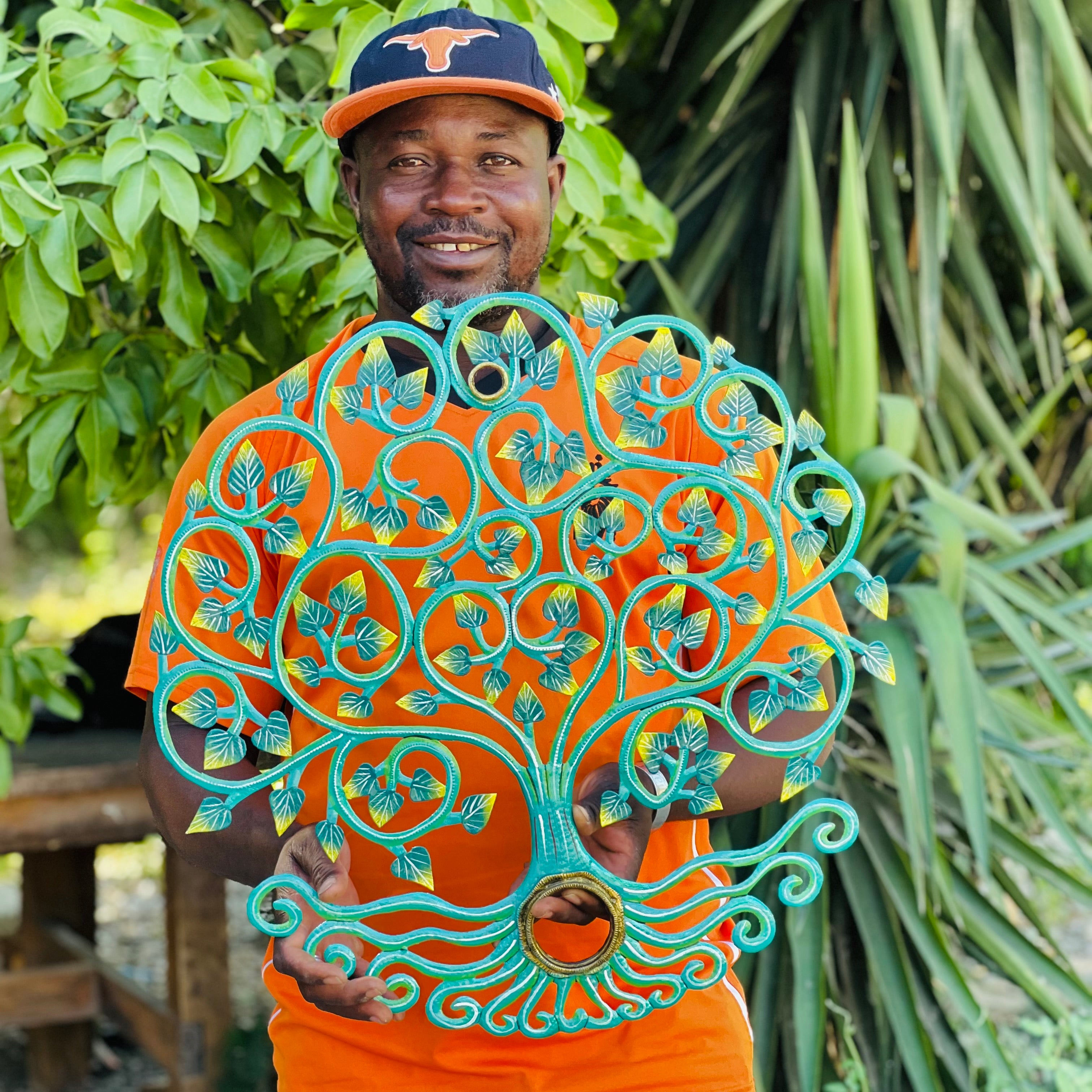 Oil Top Drum Green Tree