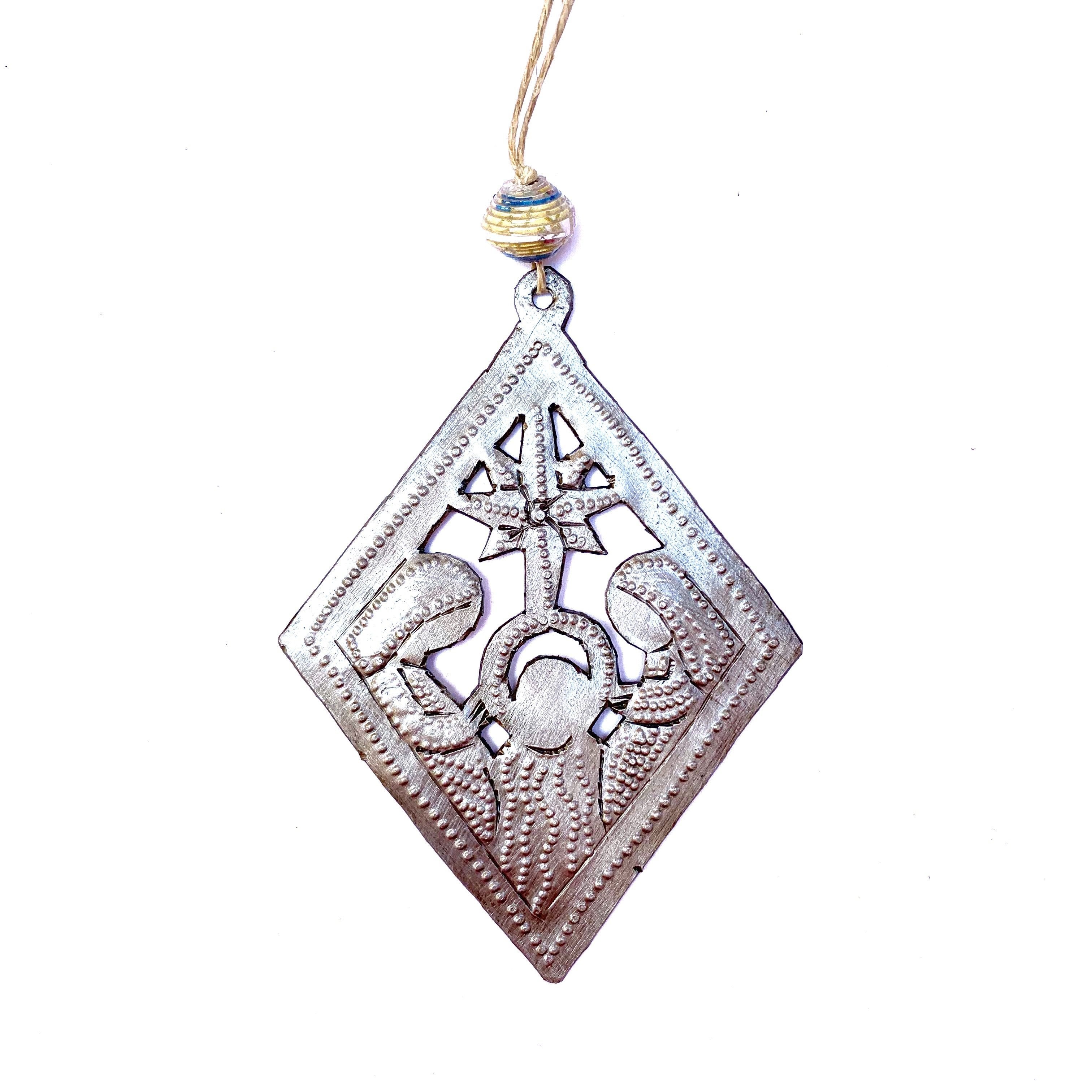Triangle Nativity Ornament