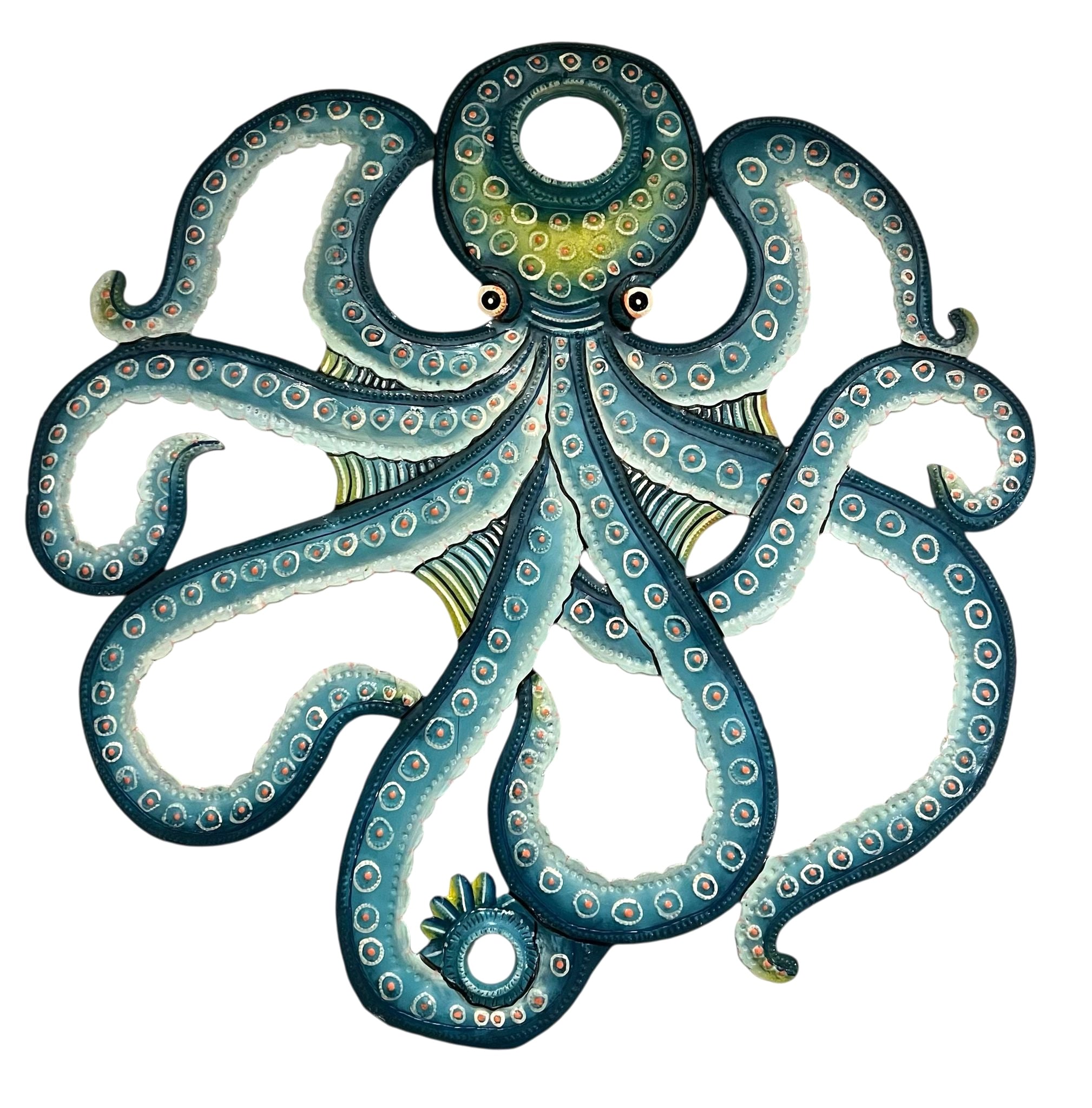 Silien- Turqoise Octopus Oil Top Drum