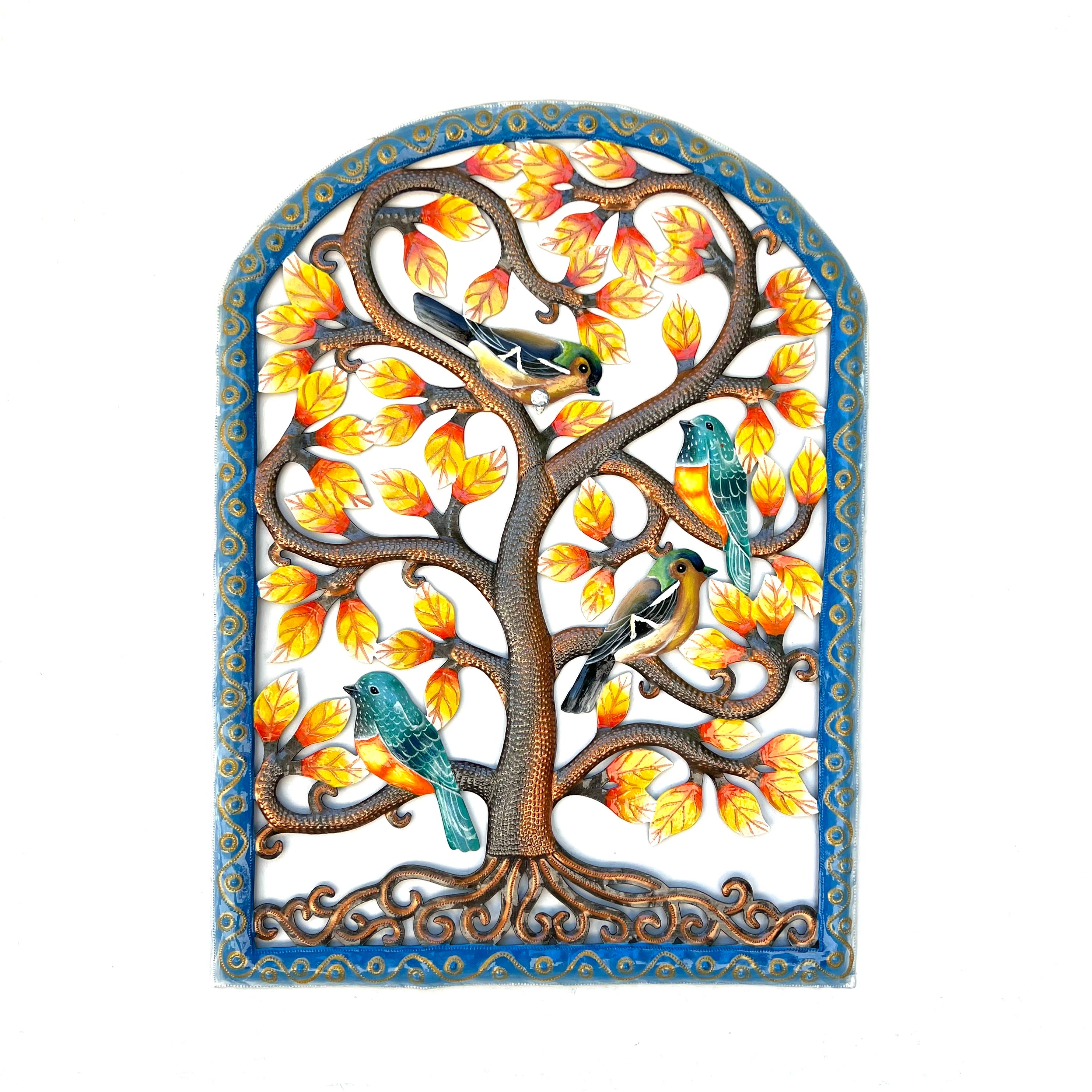 Paul- Blue Arch Tree & Birds #2