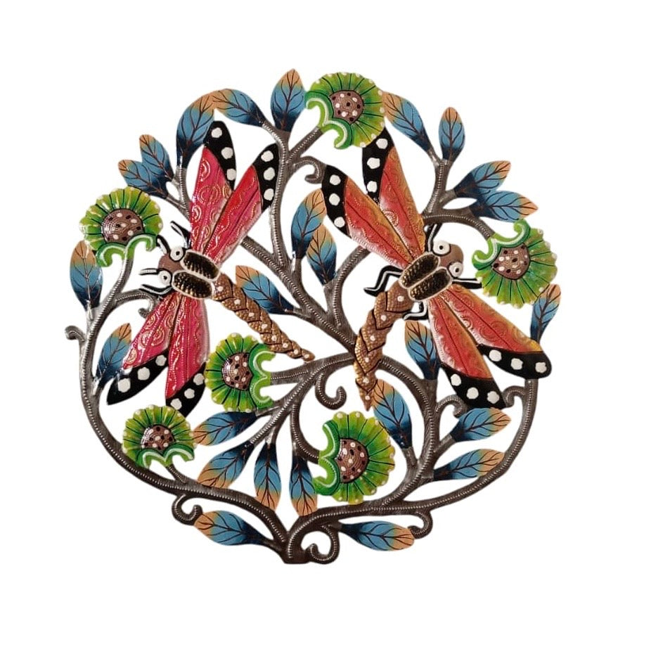 Paul- Medium Dragonflies & Flowers #4