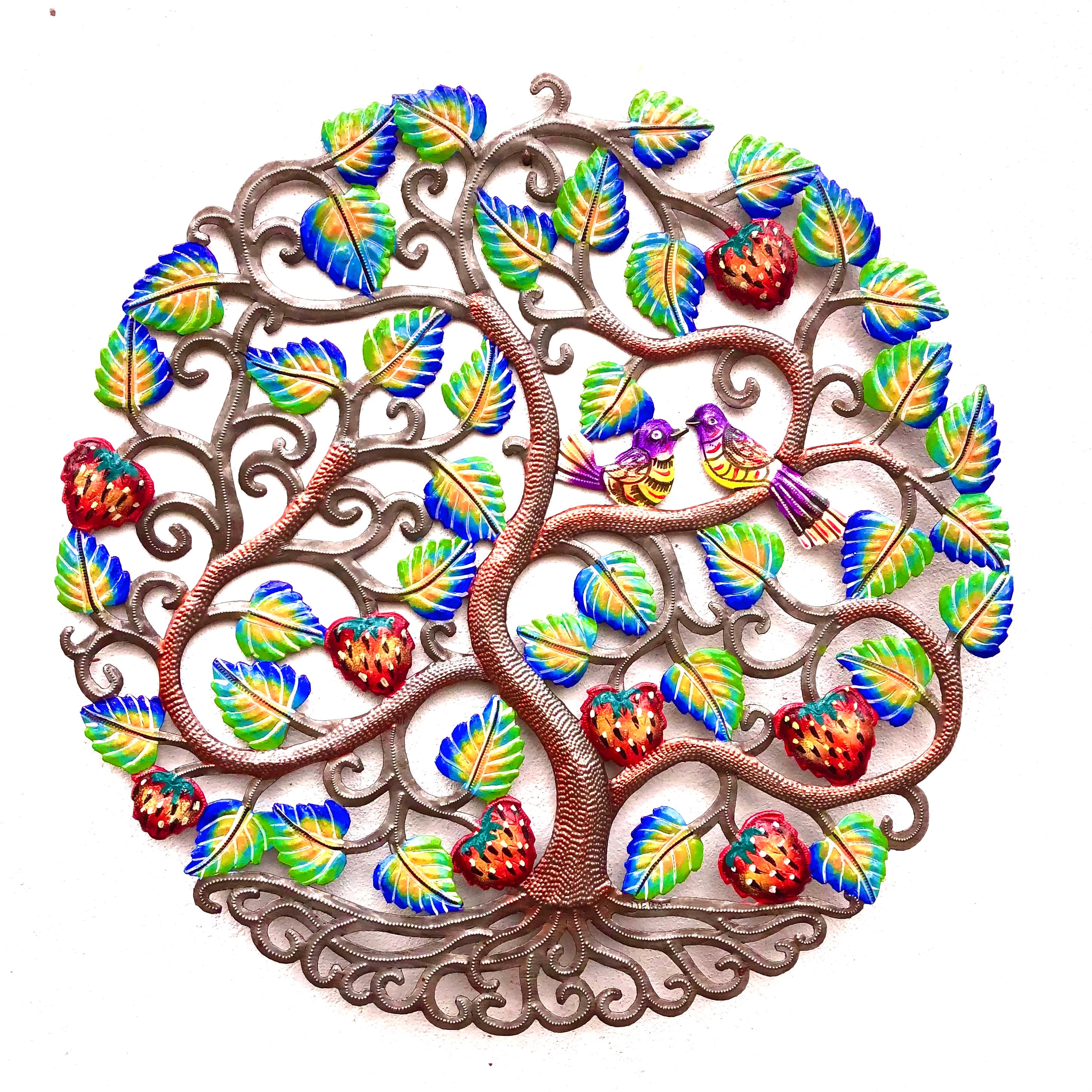 Strawberries and Birds