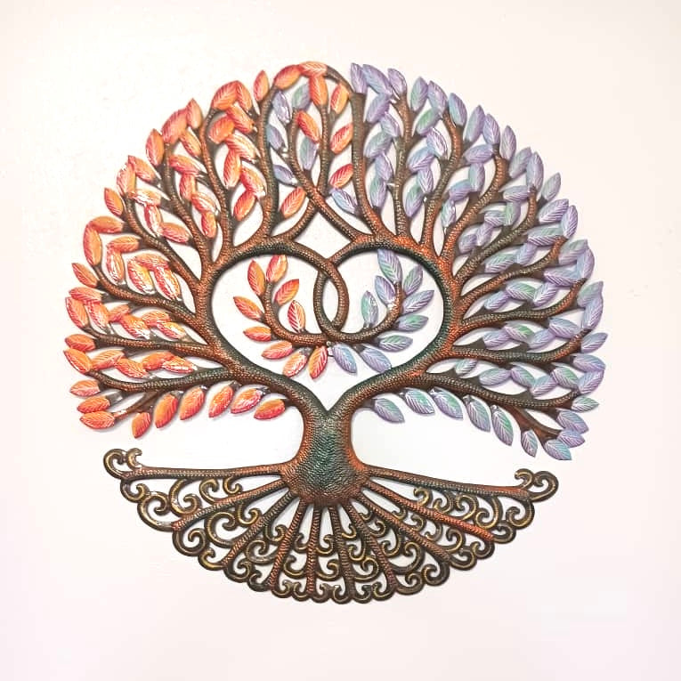 James- Orenge & Purple Heart Tree