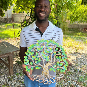 Derat- Circle Medium Green Tree