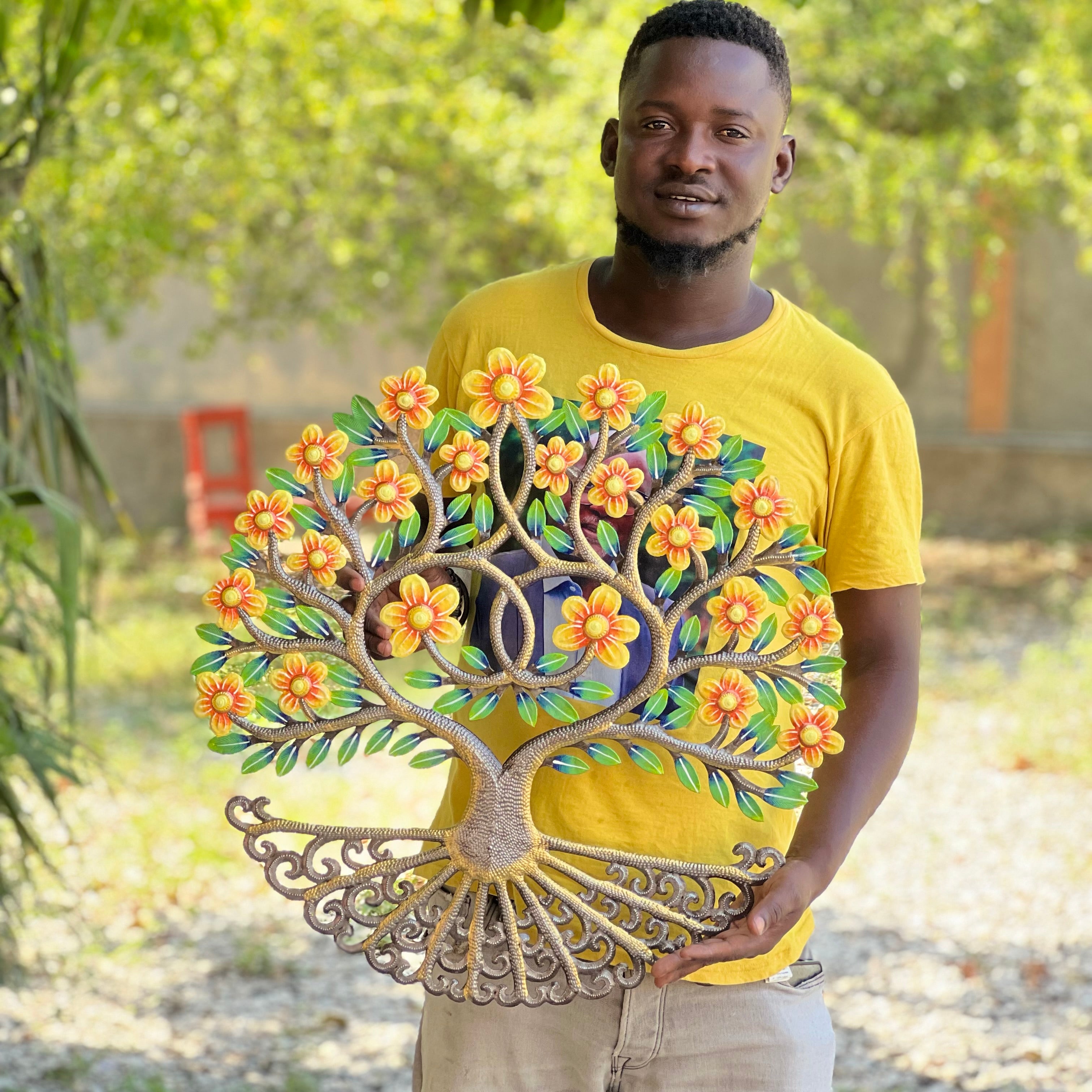 James- Yellow Flower Heart Tree