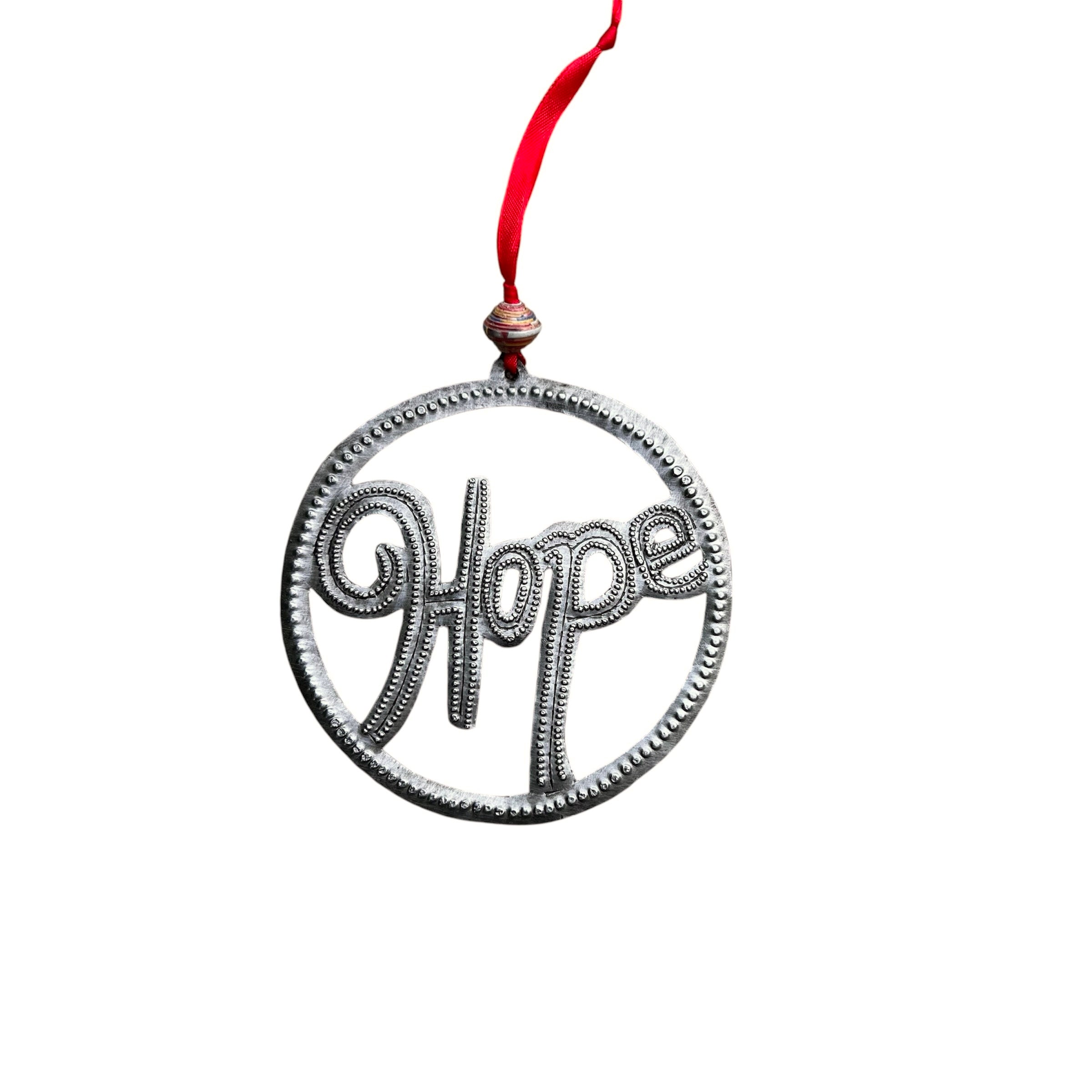 Hope Holiday Christmas Ornament