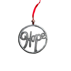 Hope Holiday Christmas Ornament