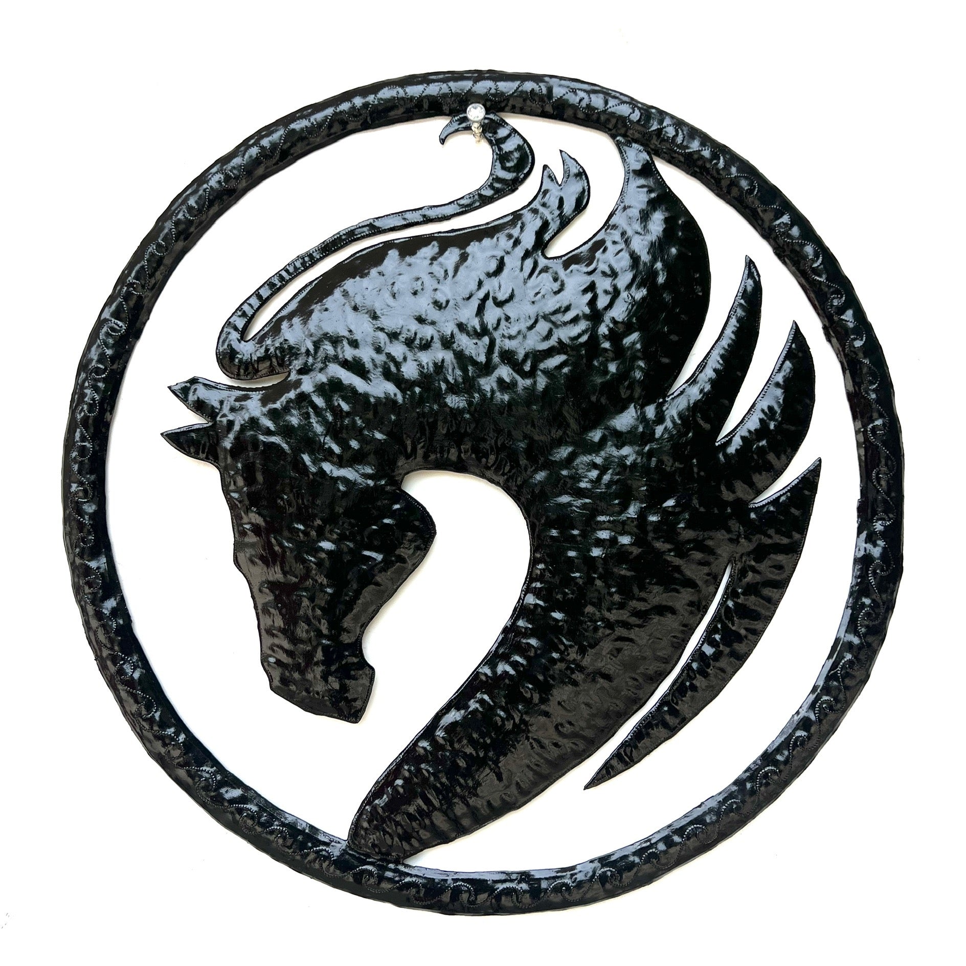 Evens- Circle Black Head Horse