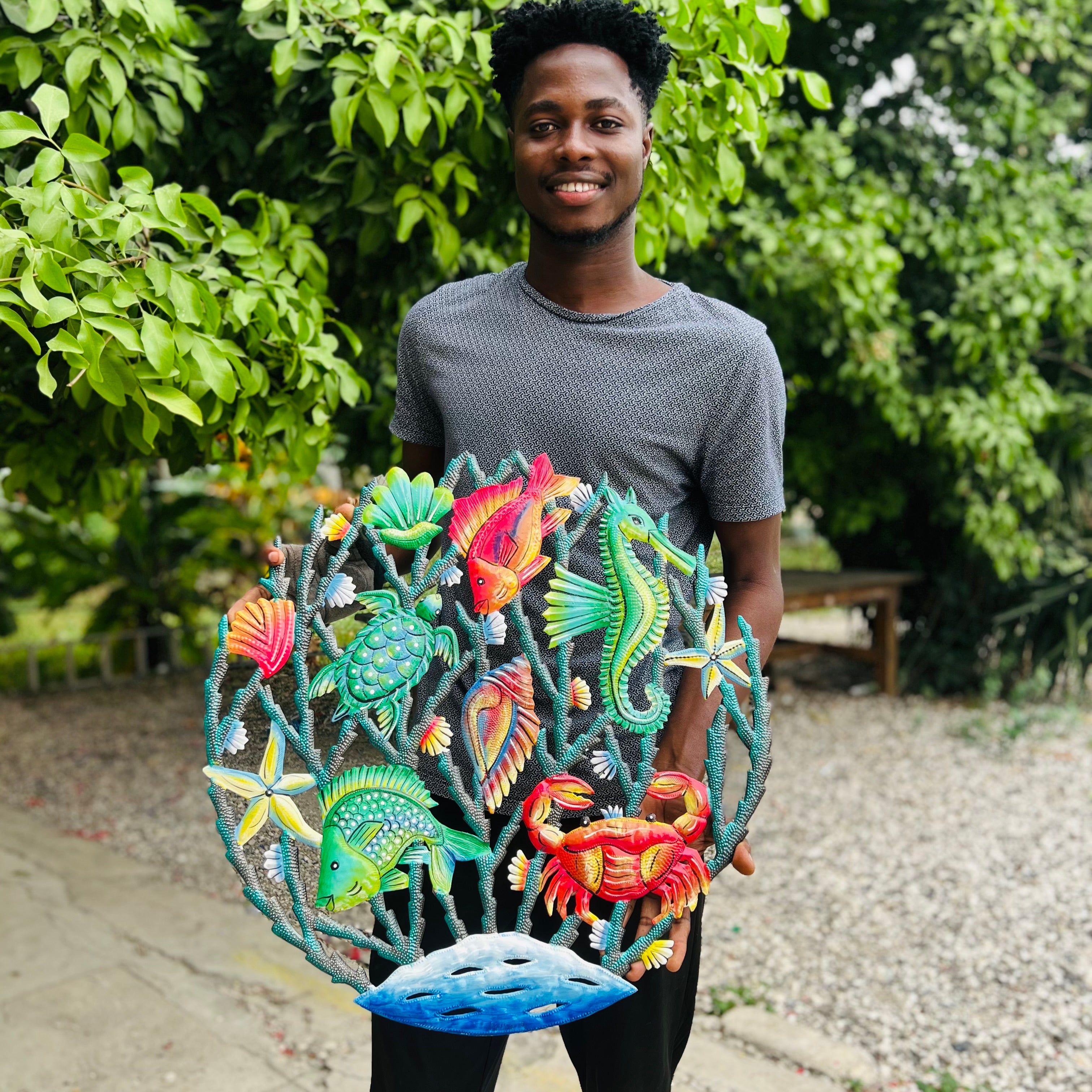 Large Painting Sea Metalart