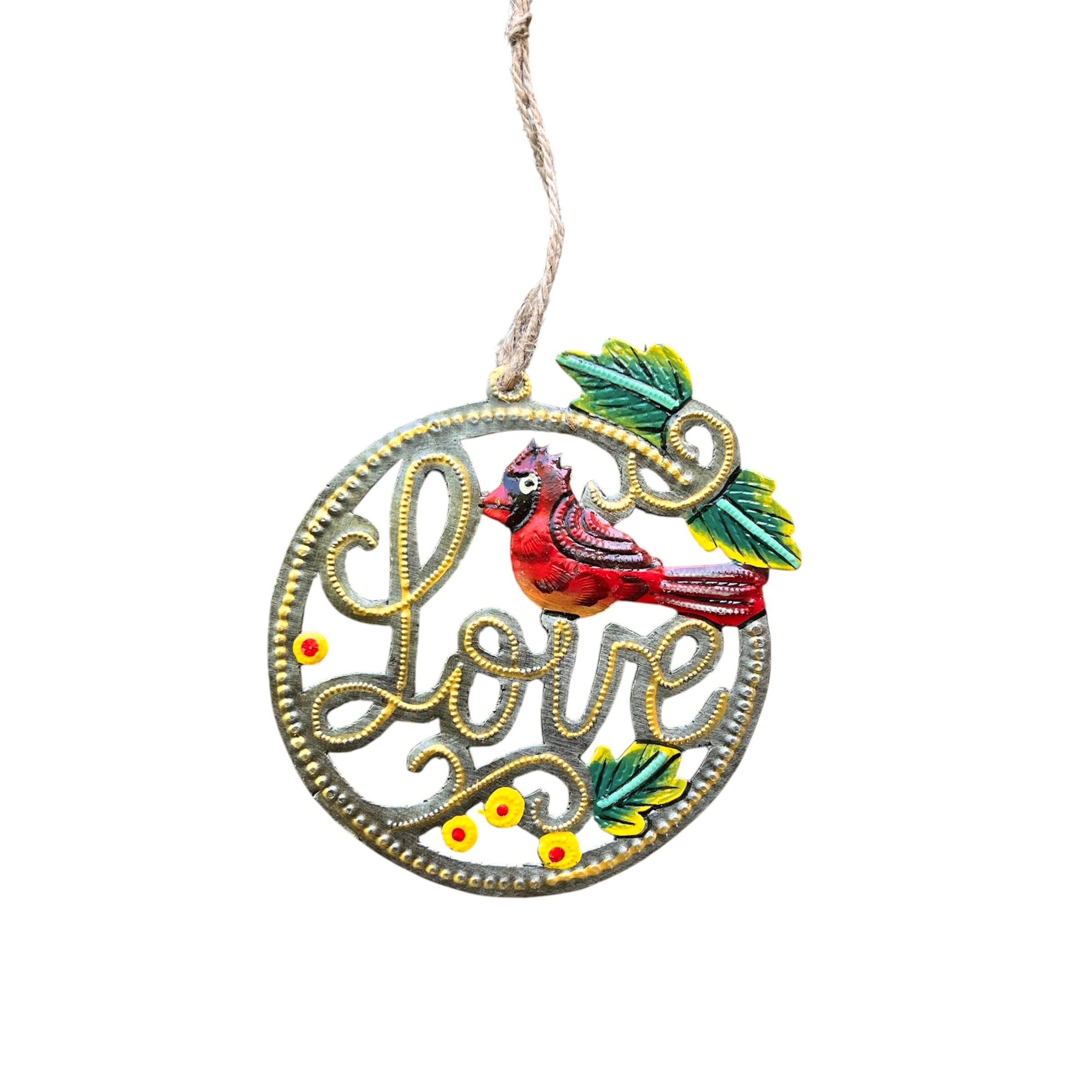 Gonzales- Cardinal Love Ornament