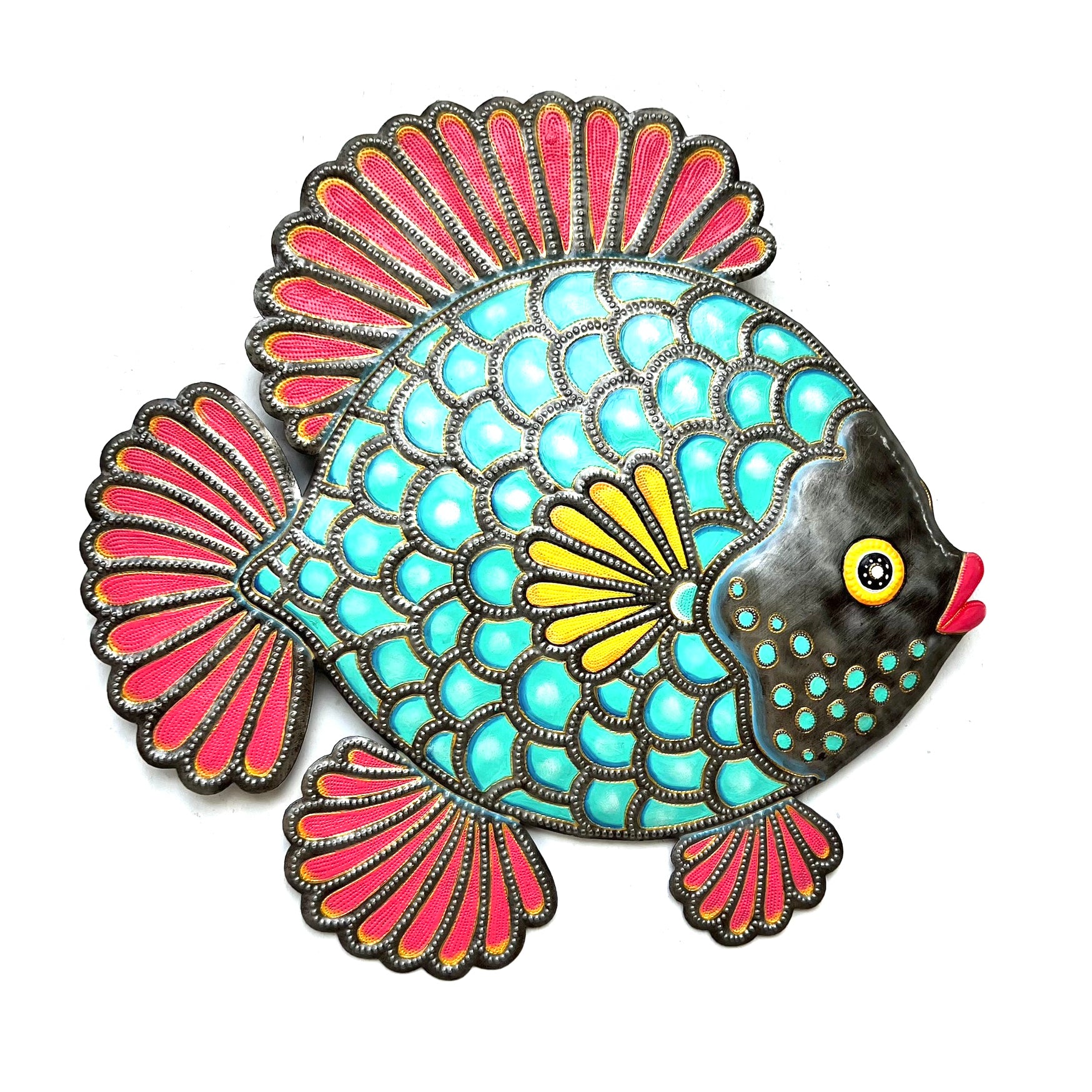 Orilien- Yellow & Turquoise Fish
