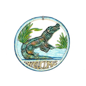 Circle Welcome Alligator