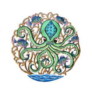 Lucson-Round Green Octopus