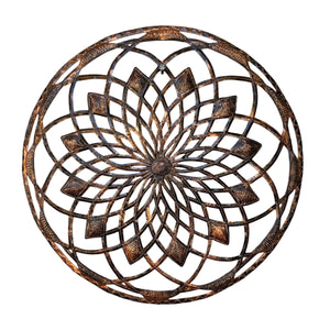 Lucson- Bronze Circle Mandalas Art