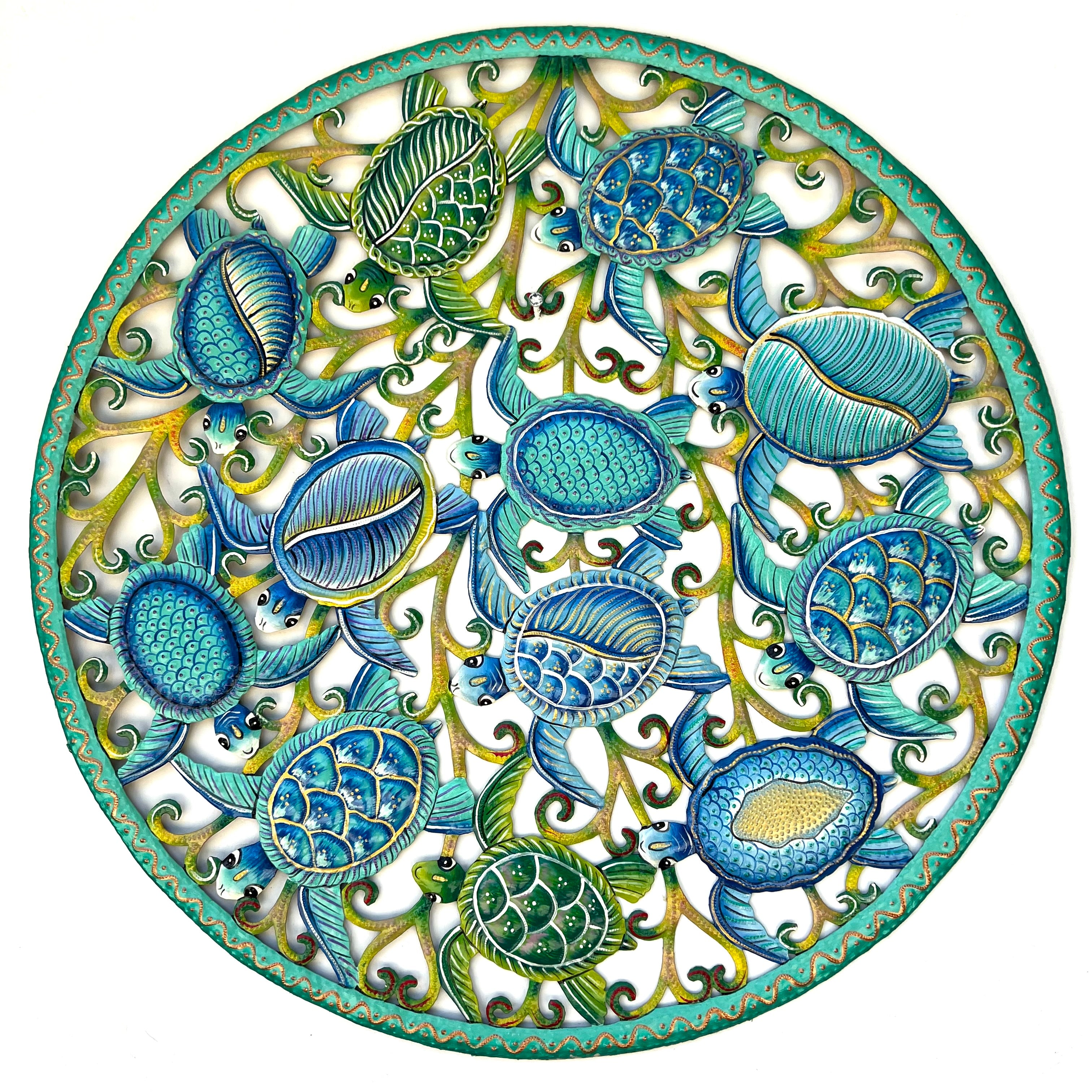 Colbert - Jumbo Paint Swimming Turtles