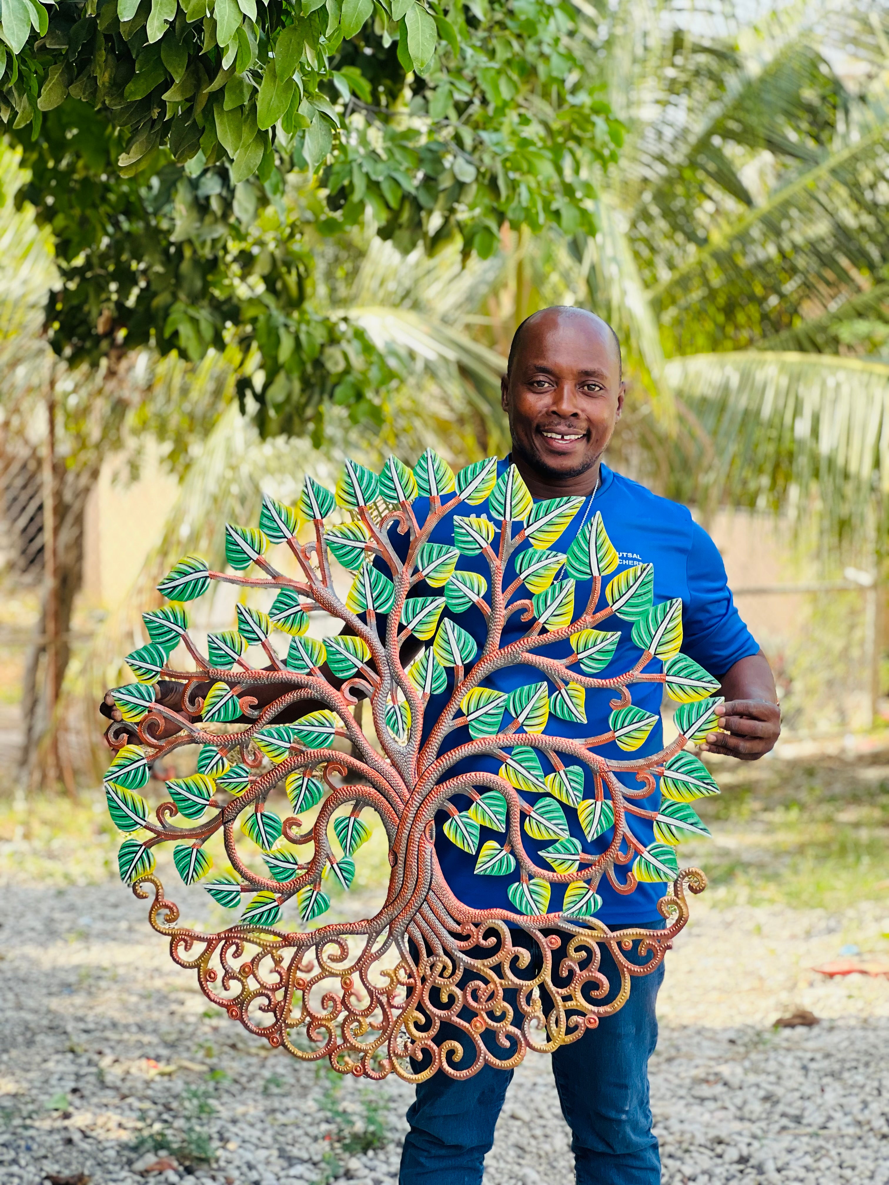 Colbert- Jumbo Bronze Green Leaf Tree