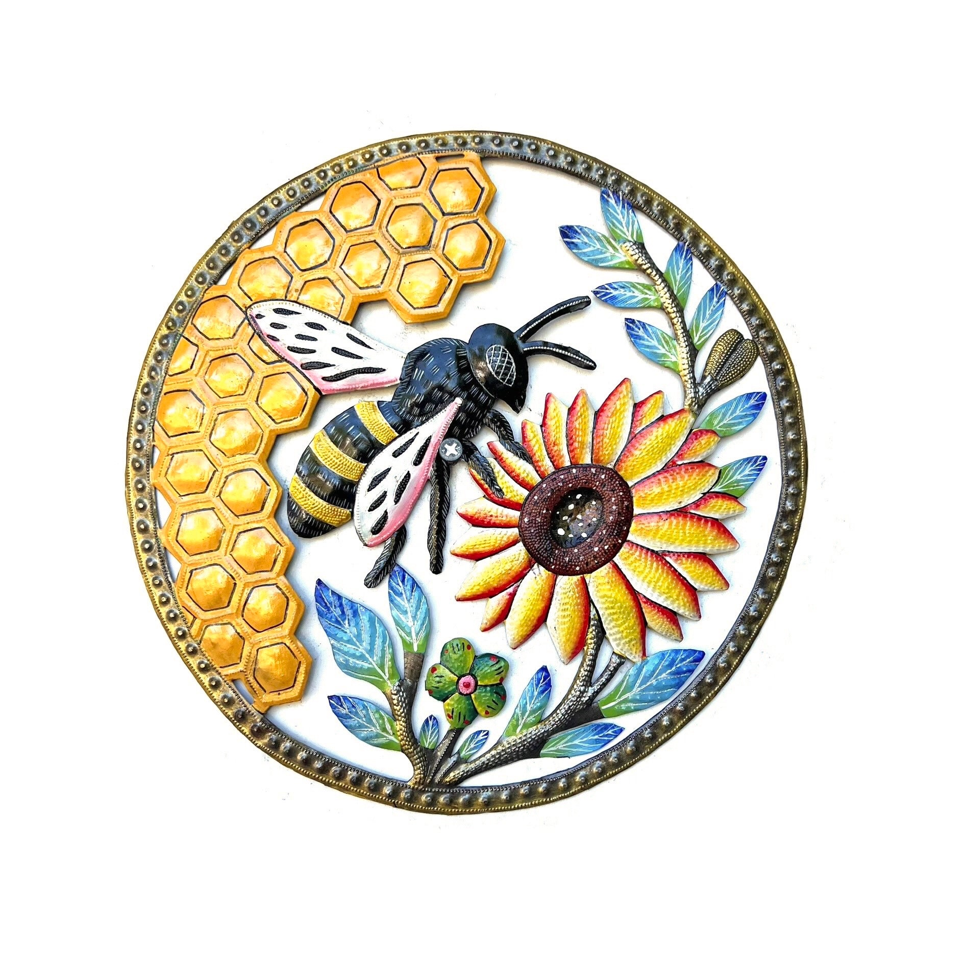 Achelet- Bee And Flower