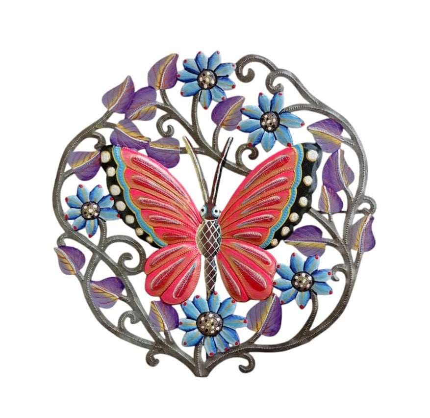 Paul- Medium Color Flower & Butterfly (B)