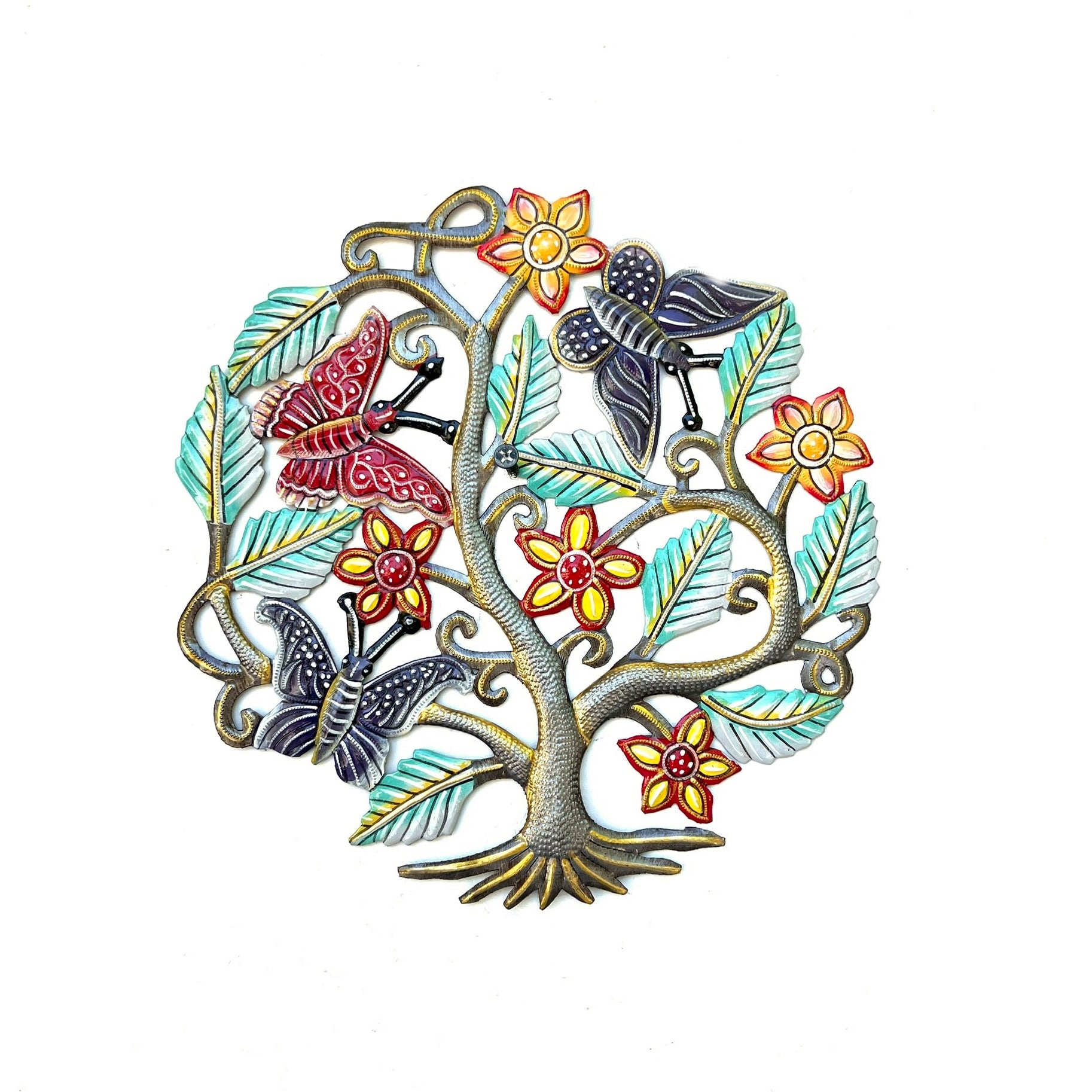 Color Flower & Butterfly #6