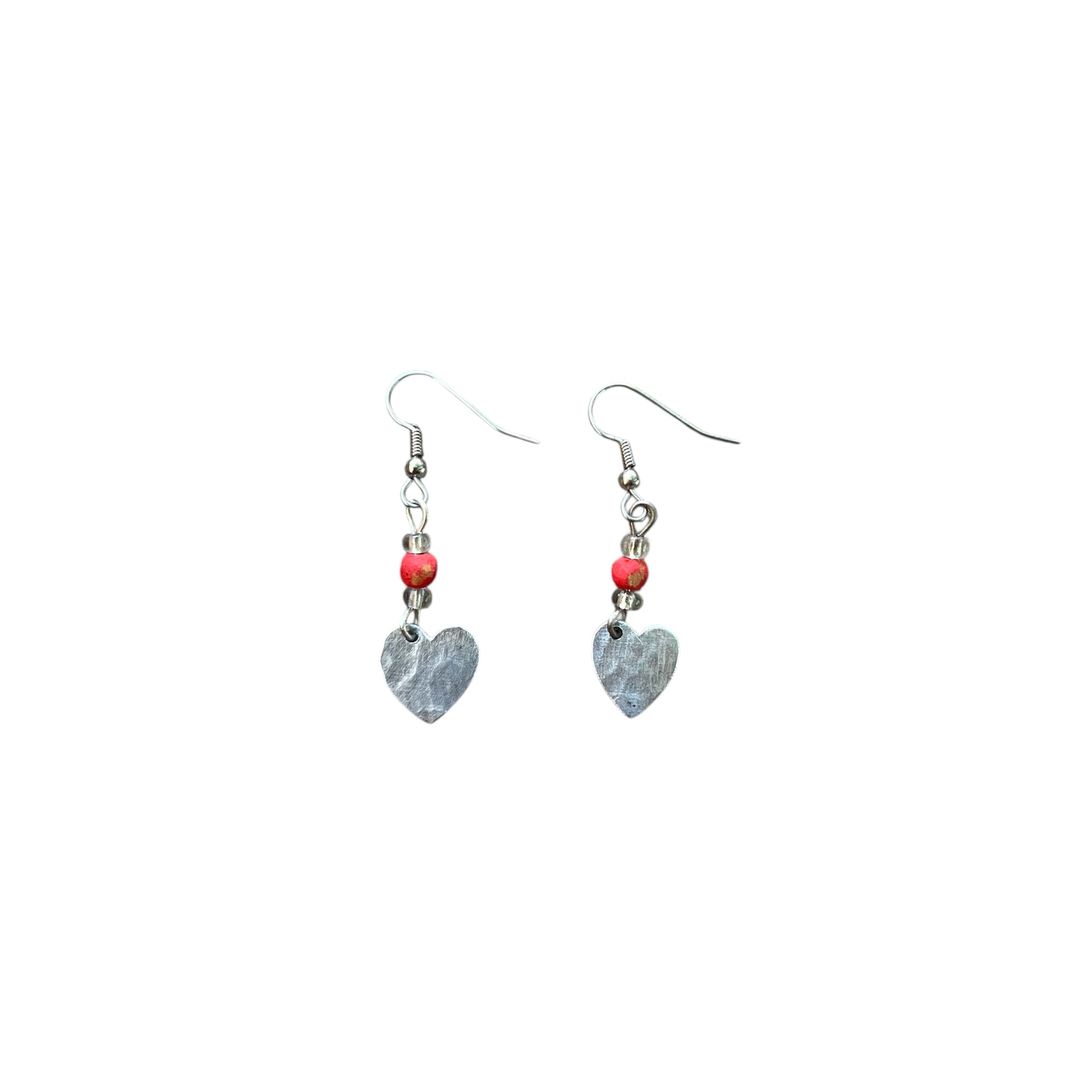 Aluminum Heart Earring