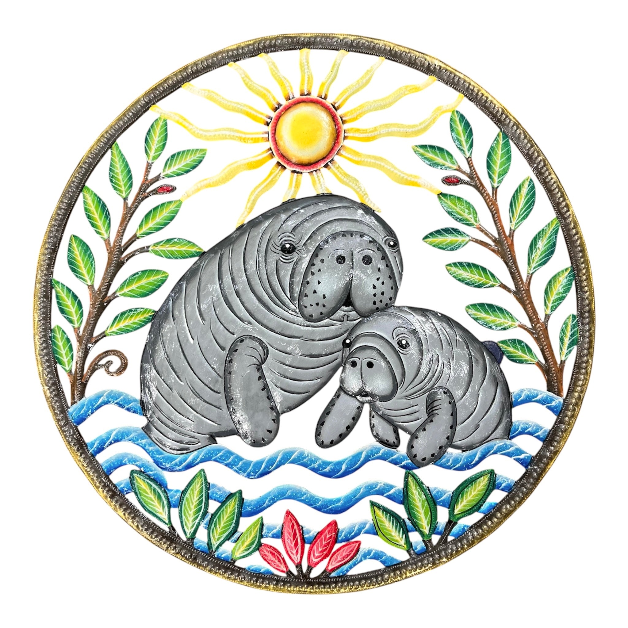 Dyvenson- Mother and Calf Manatee