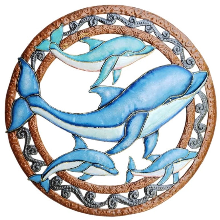 Orilien- Jumbo Swimming Mother & Children Dolphin