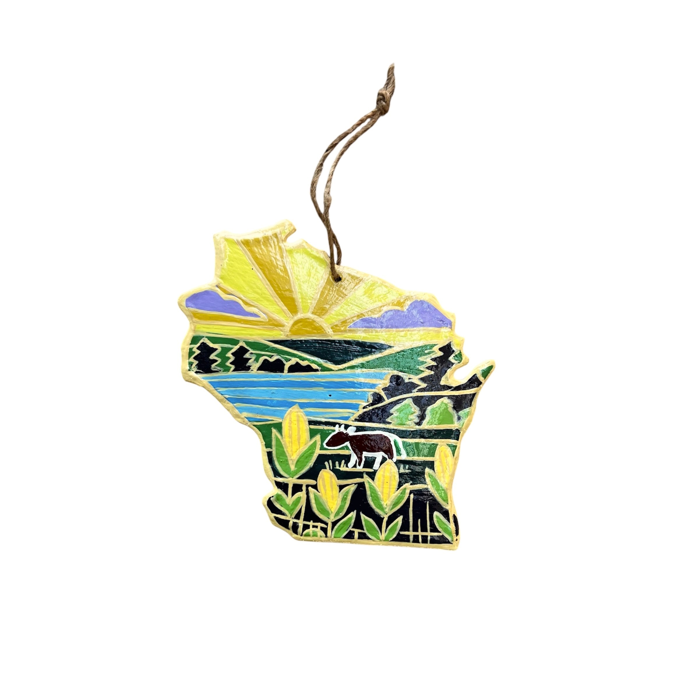 States of America Ornaments- Wisconsin