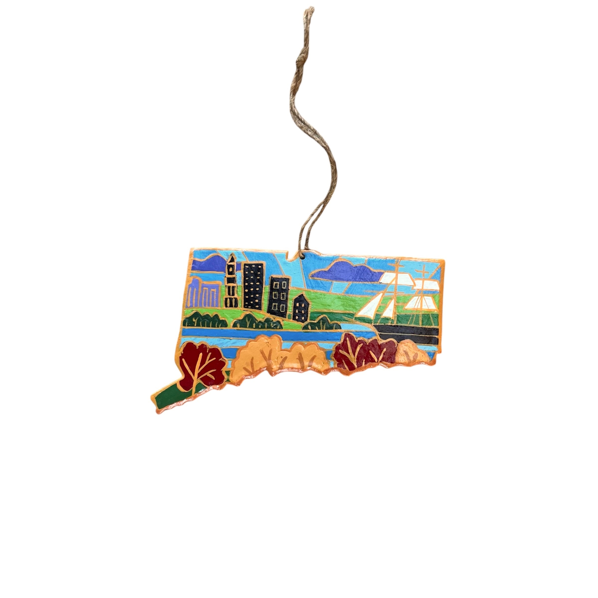 States of America Ornaments- Connecticut