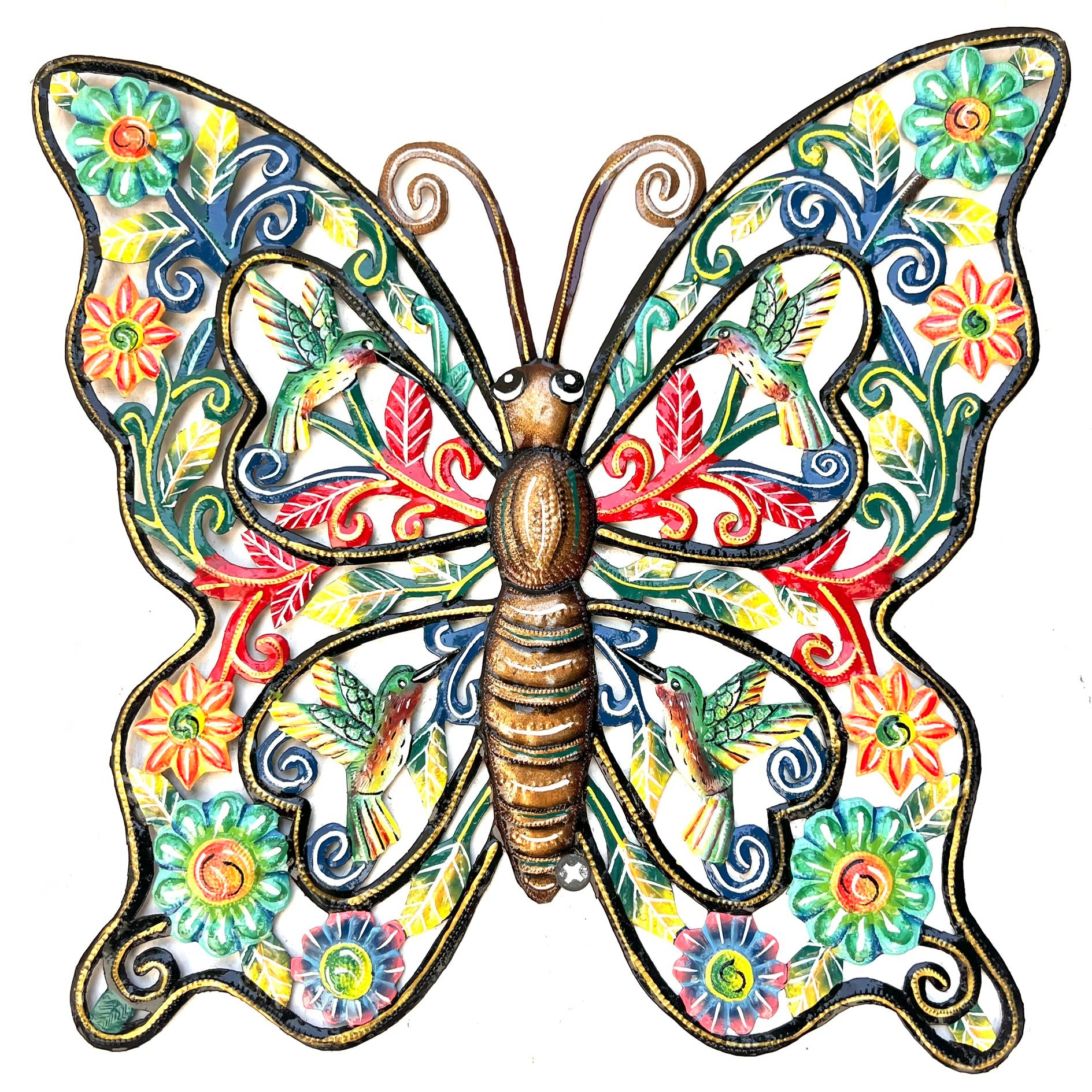 Elisme- Colorful Butterfly Flowers & Humingbirds