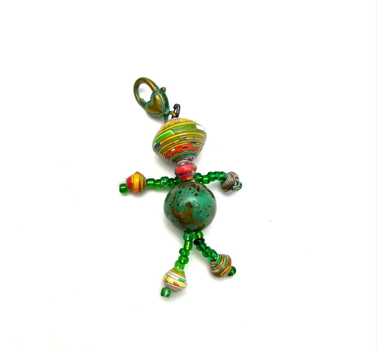 Dancing People Keychain Accessory