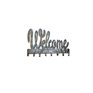 Roodlet Welcome Home Metal Art