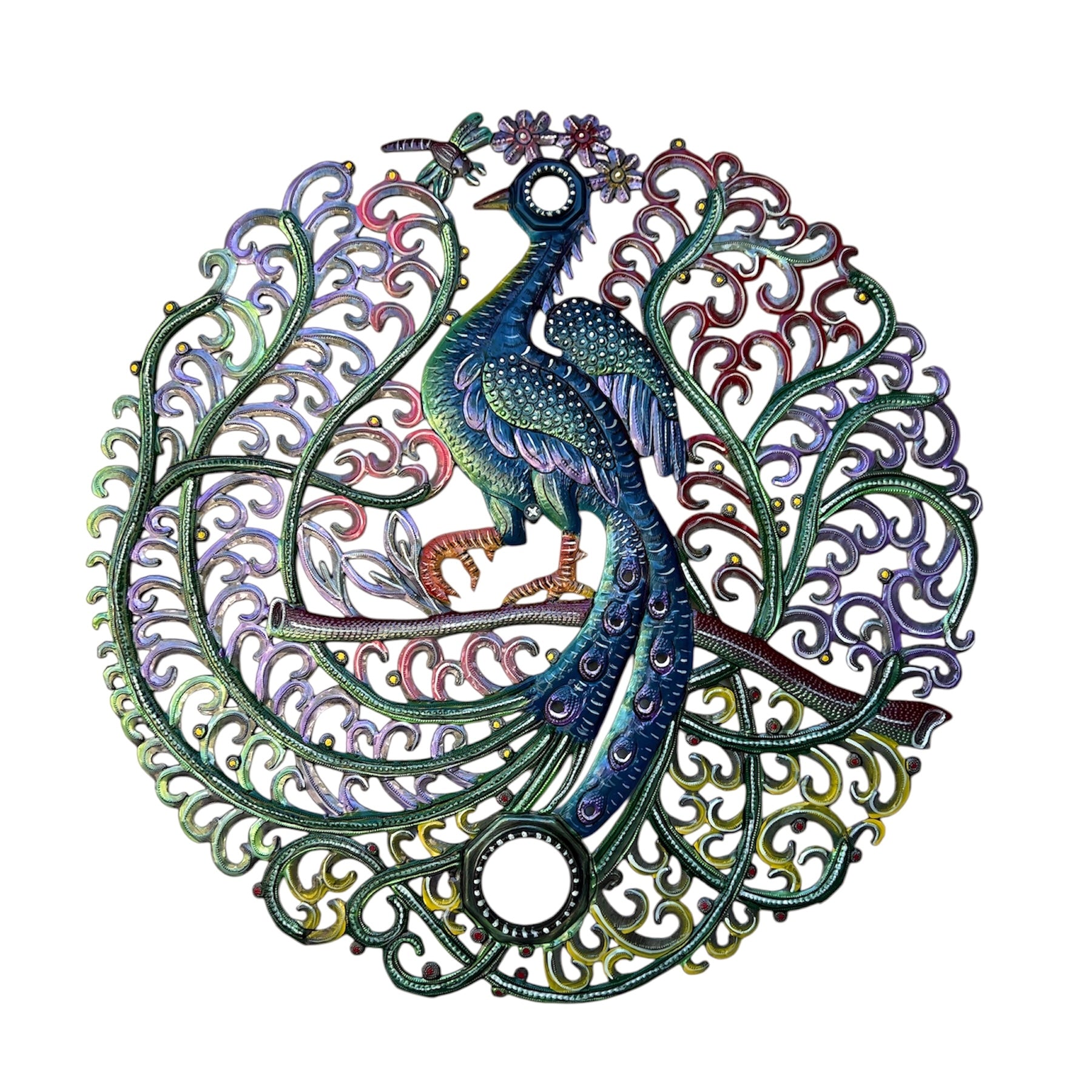 Branchedor- Oil Top Drum Color Peacock